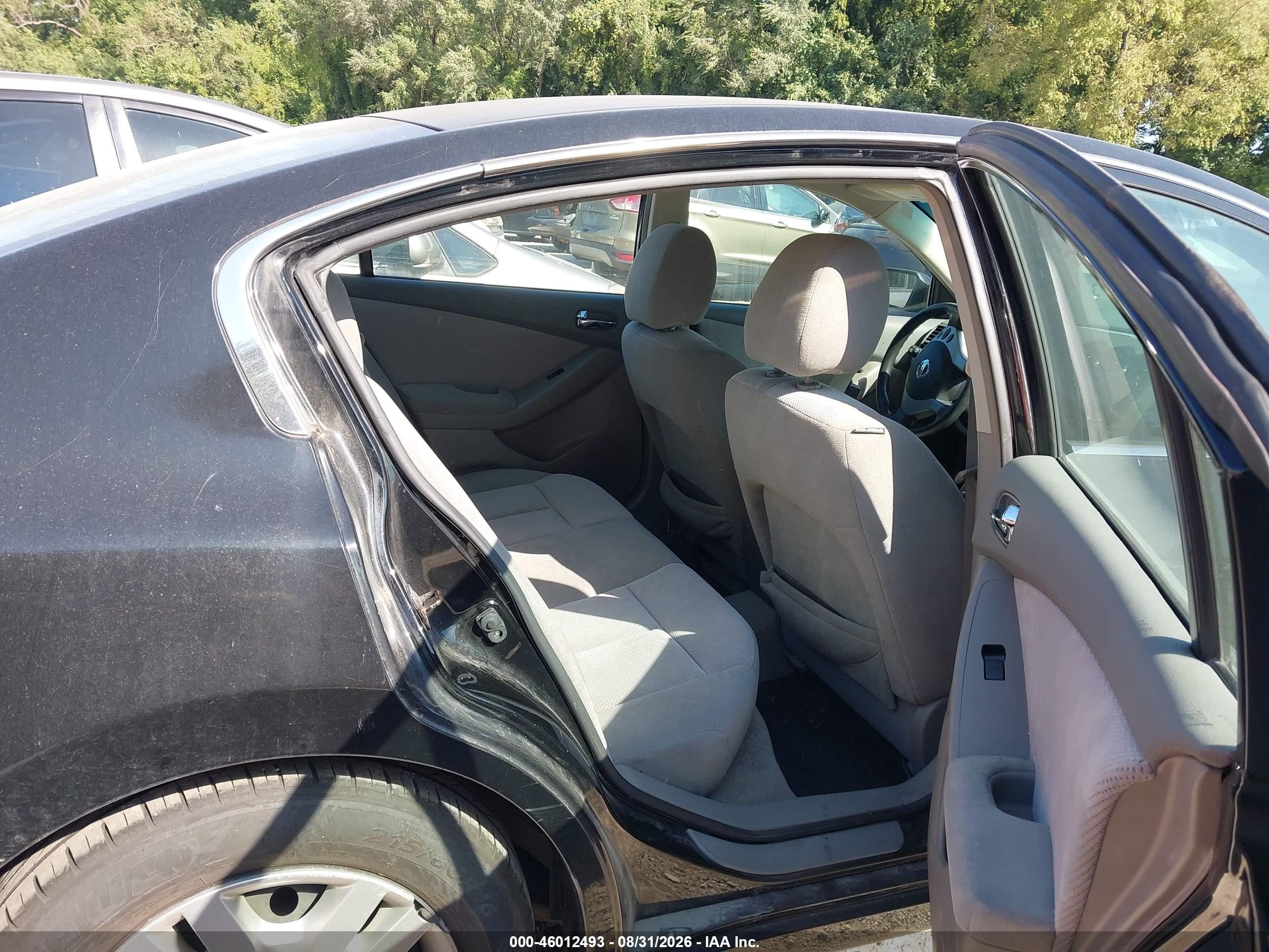 2009 Nissan Altima 2.5 S Black vin: 1N4AL21E59N539849