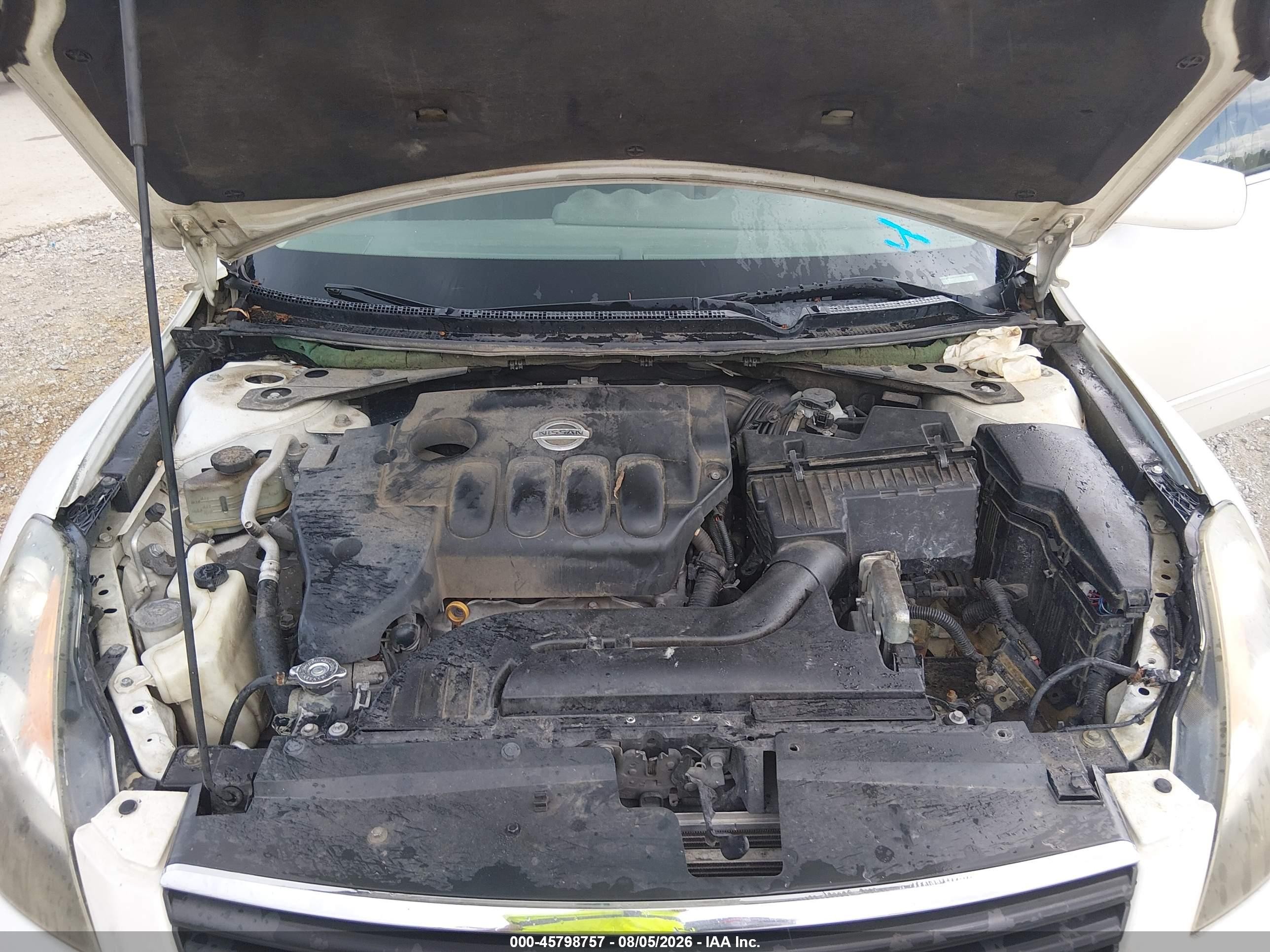 2007 Nissan Altima 2.5 S White vin: 1N4AL21E67C168452