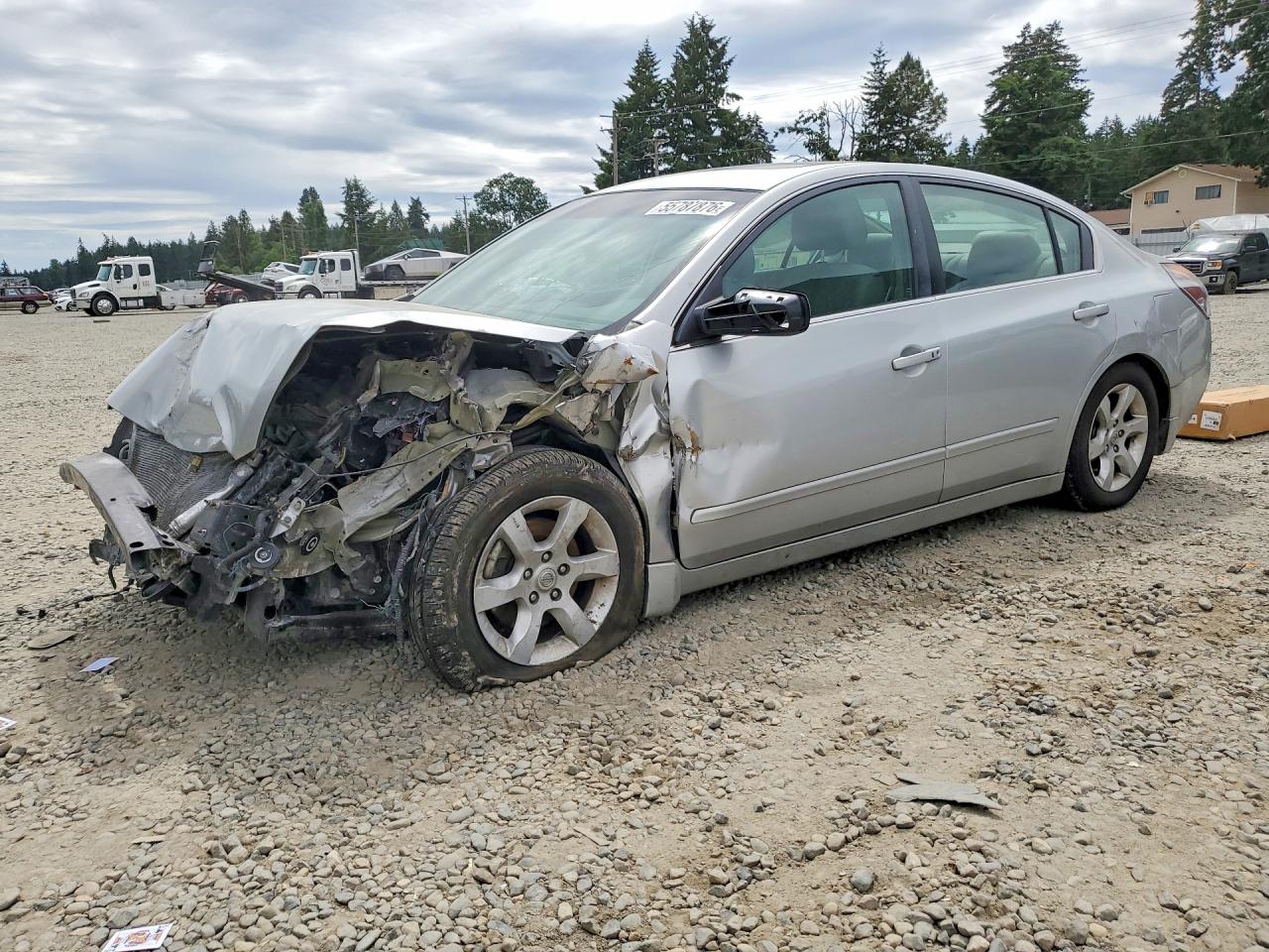 2007 Nissan Altima 2.5/2.5s Silver vin: 1N4AL21E67N480050