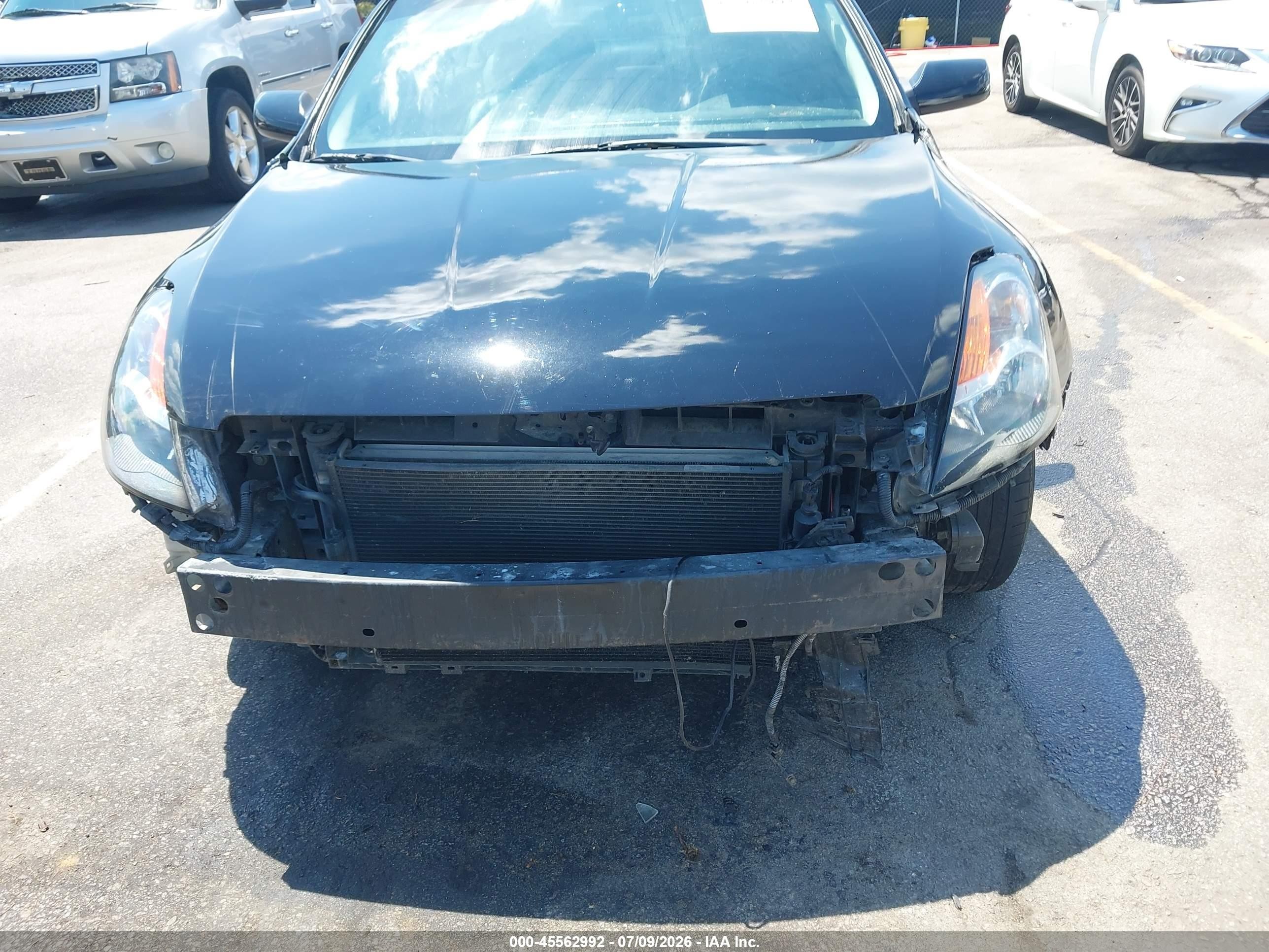 2008 Nissan Altima 2.5 Sl Black vin: 1N4AL21E68C155279