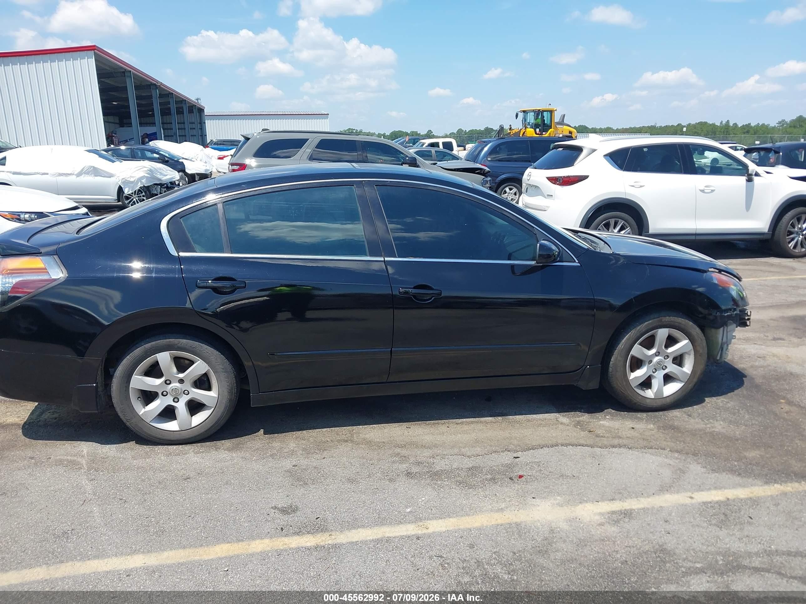 2008 Nissan Altima 2.5 Sl Black vin: 1N4AL21E68C155279