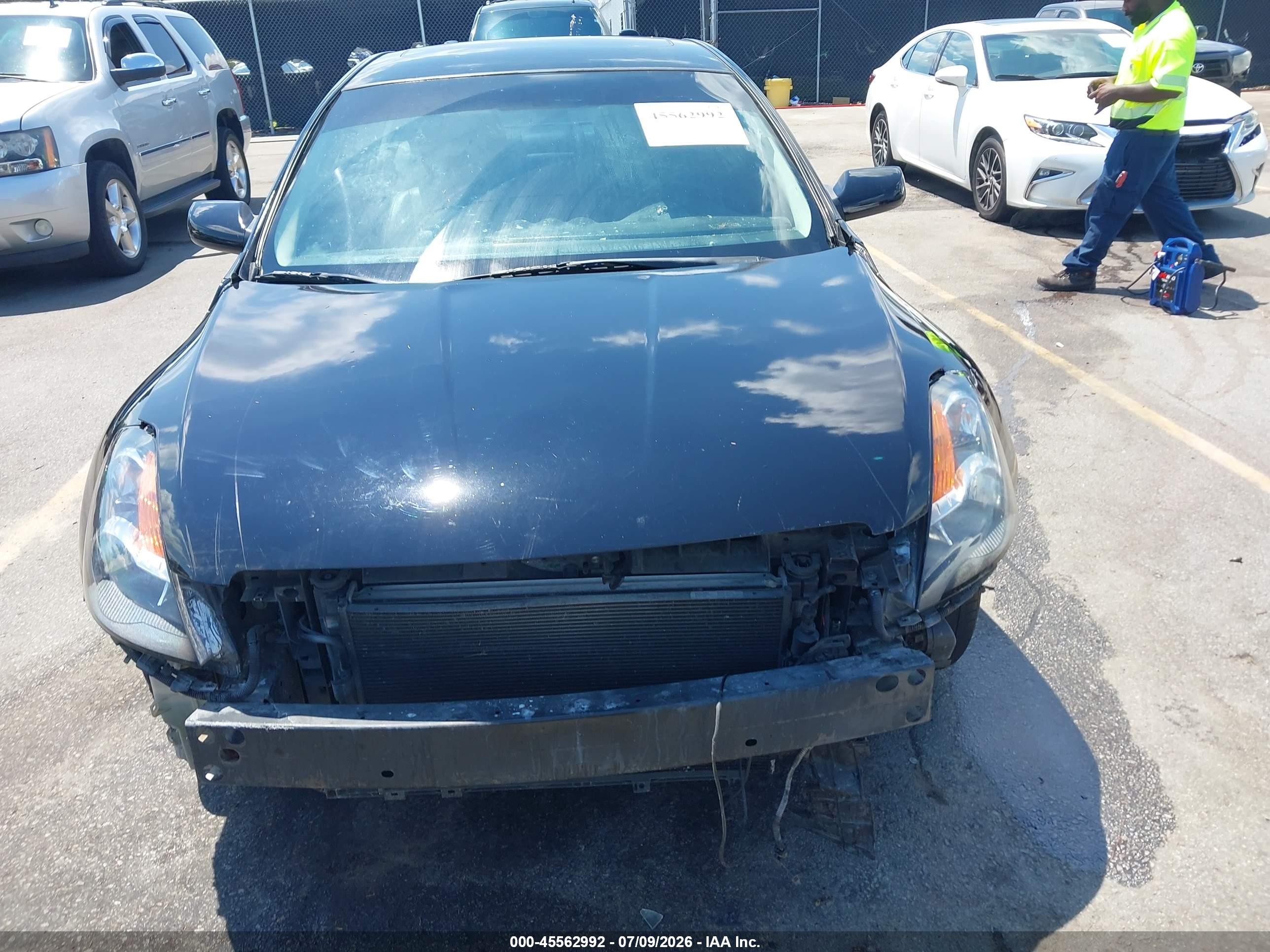 2008 Nissan Altima 2.5 Sl Black vin: 1N4AL21E68C155279