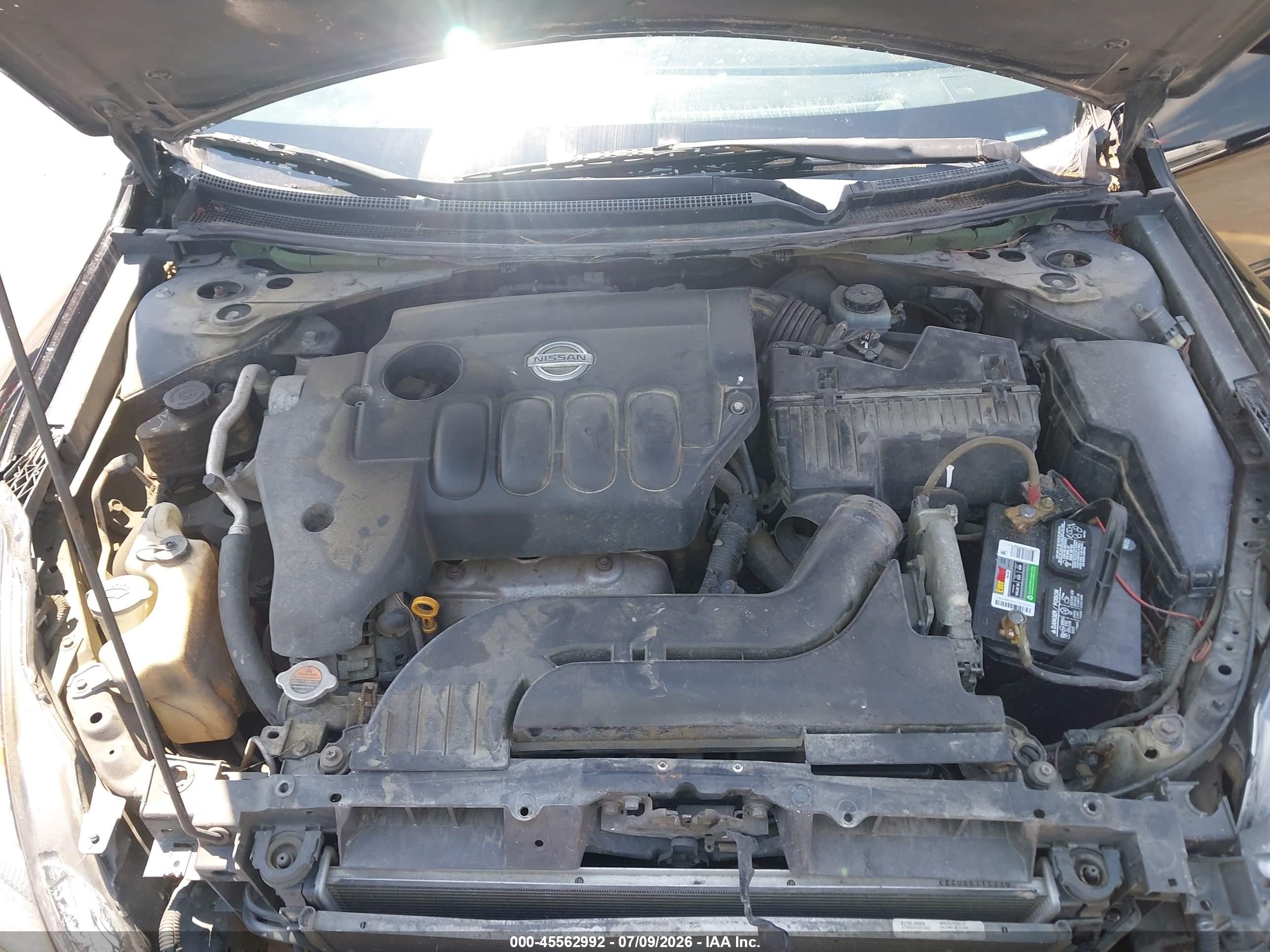 2008 Nissan Altima 2.5 Sl Black vin: 1N4AL21E68C155279
