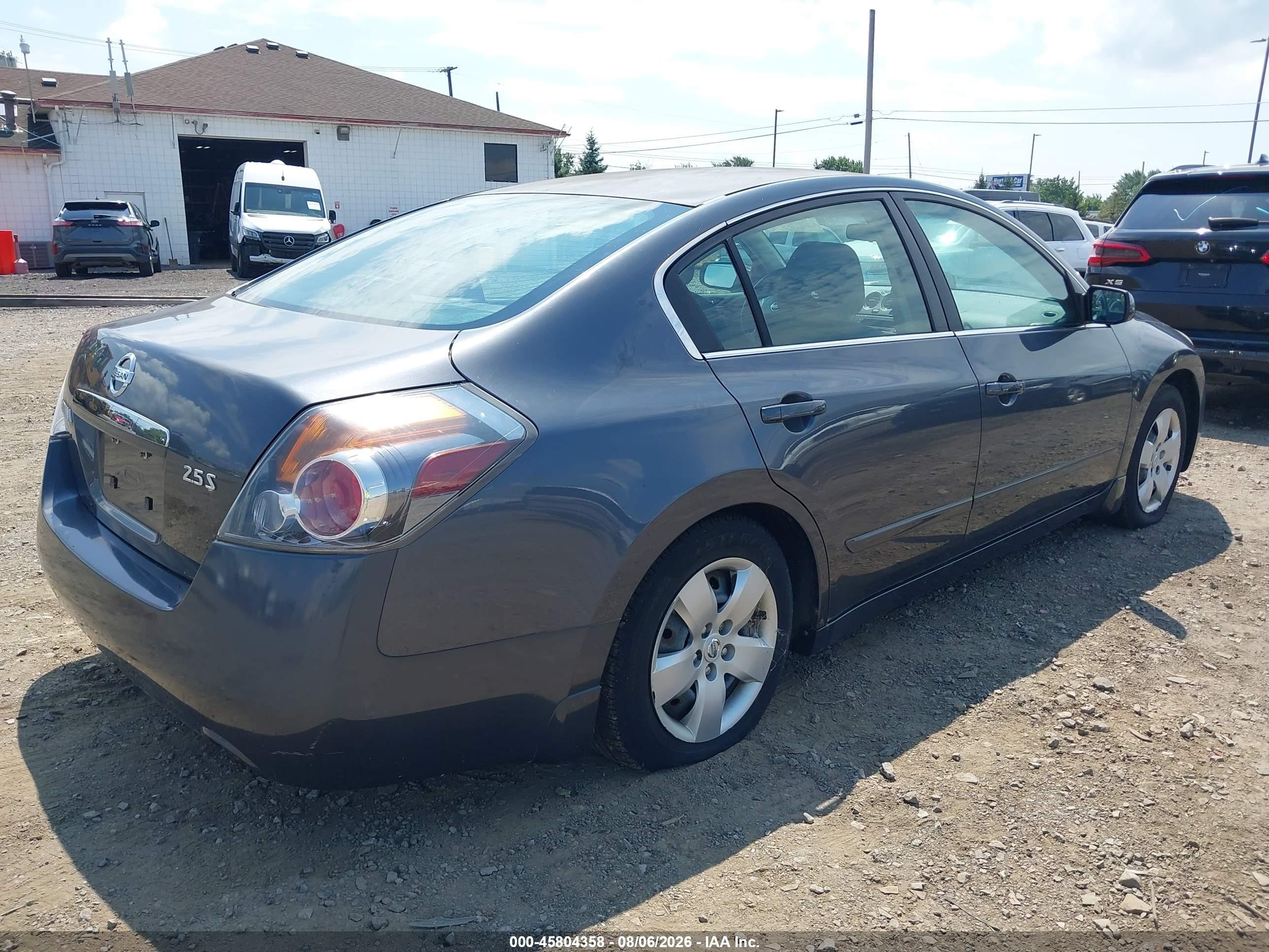 2008 Nissan Altima 2.5 S Gray vin: 1N4AL21E68C264549