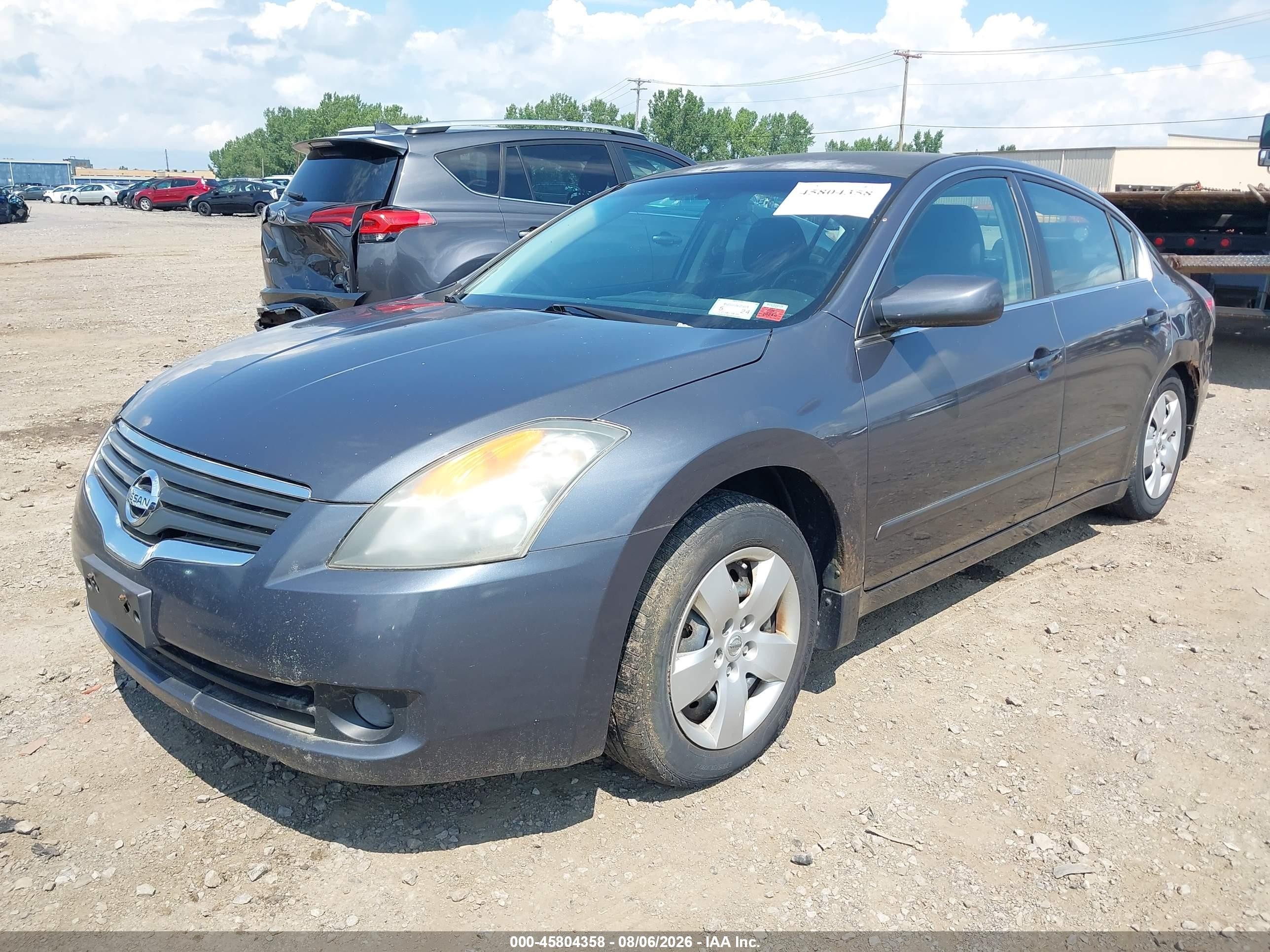 2008 Nissan Altima 2.5 S Gray vin: 1N4AL21E68C264549