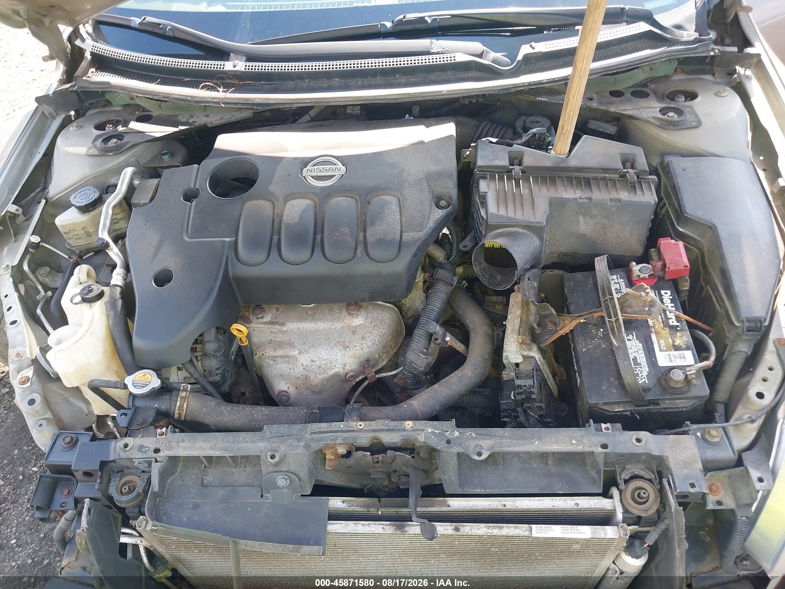 2008 Nissan Altima 2.5 S Beige vin: 1N4AL21E68N442898