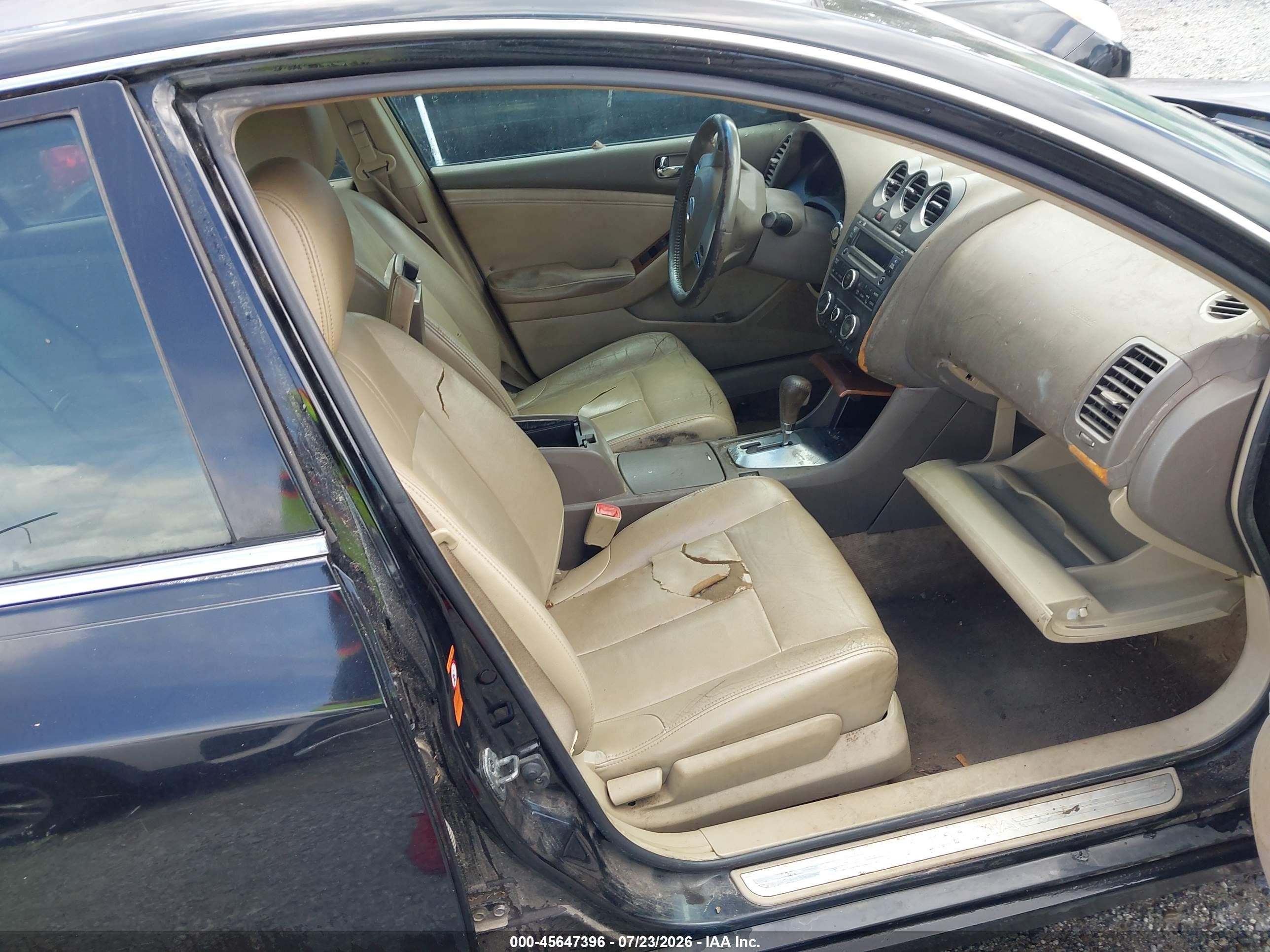 2008 Nissan Altima 2.5 S Black vin: 1N4AL21E68N446708