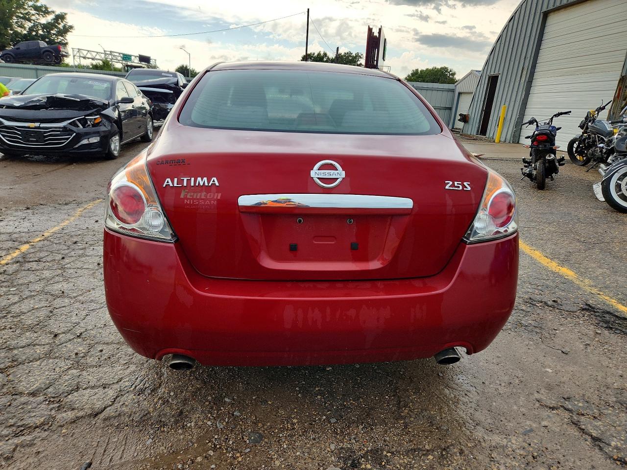 2008 Nissan Altima 2.5 Red vin: 1N4AL21E68N501061