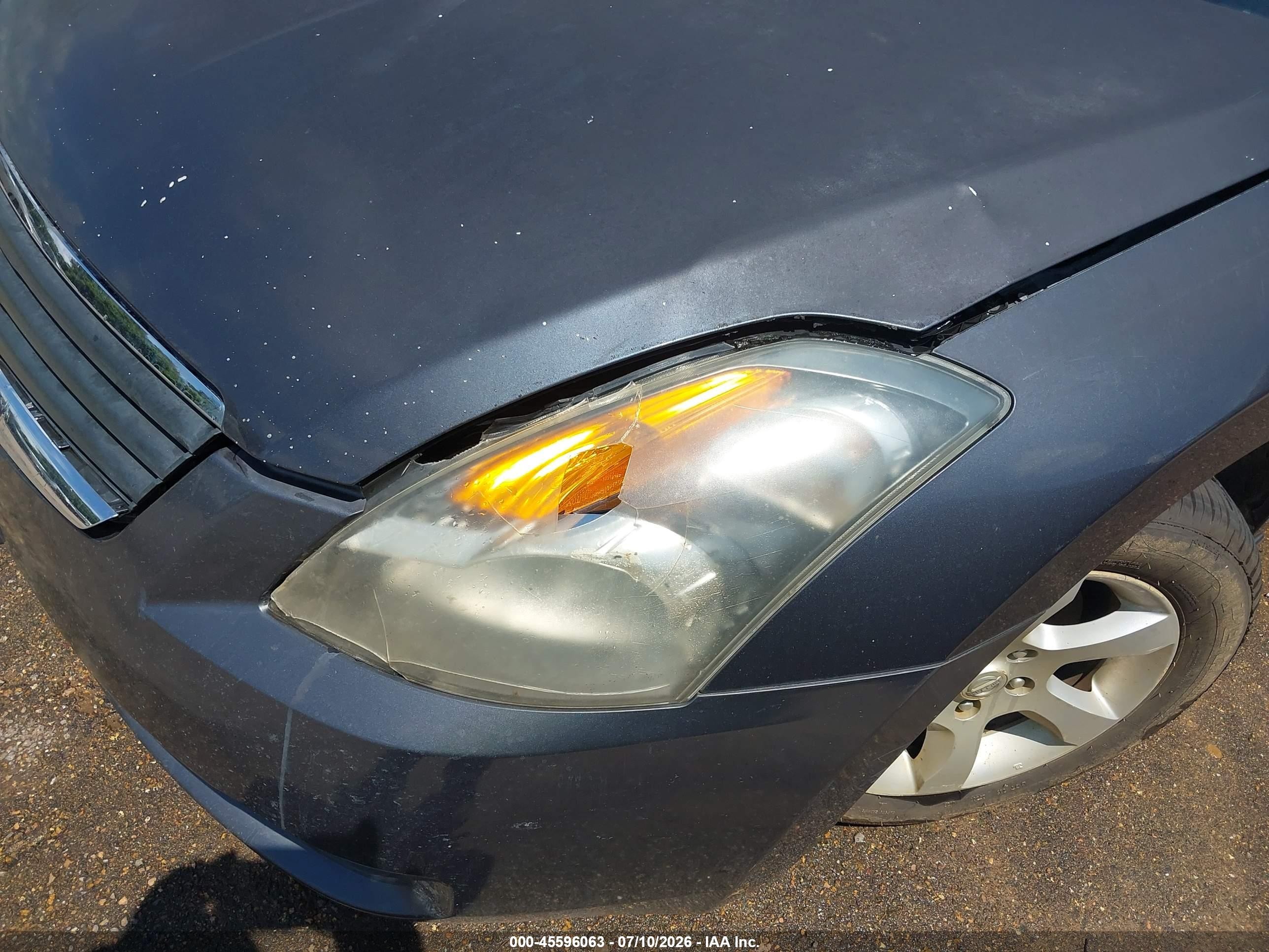 2008 Nissan Altima 2.5 S Blue vin: 1N4AL21E68N532570