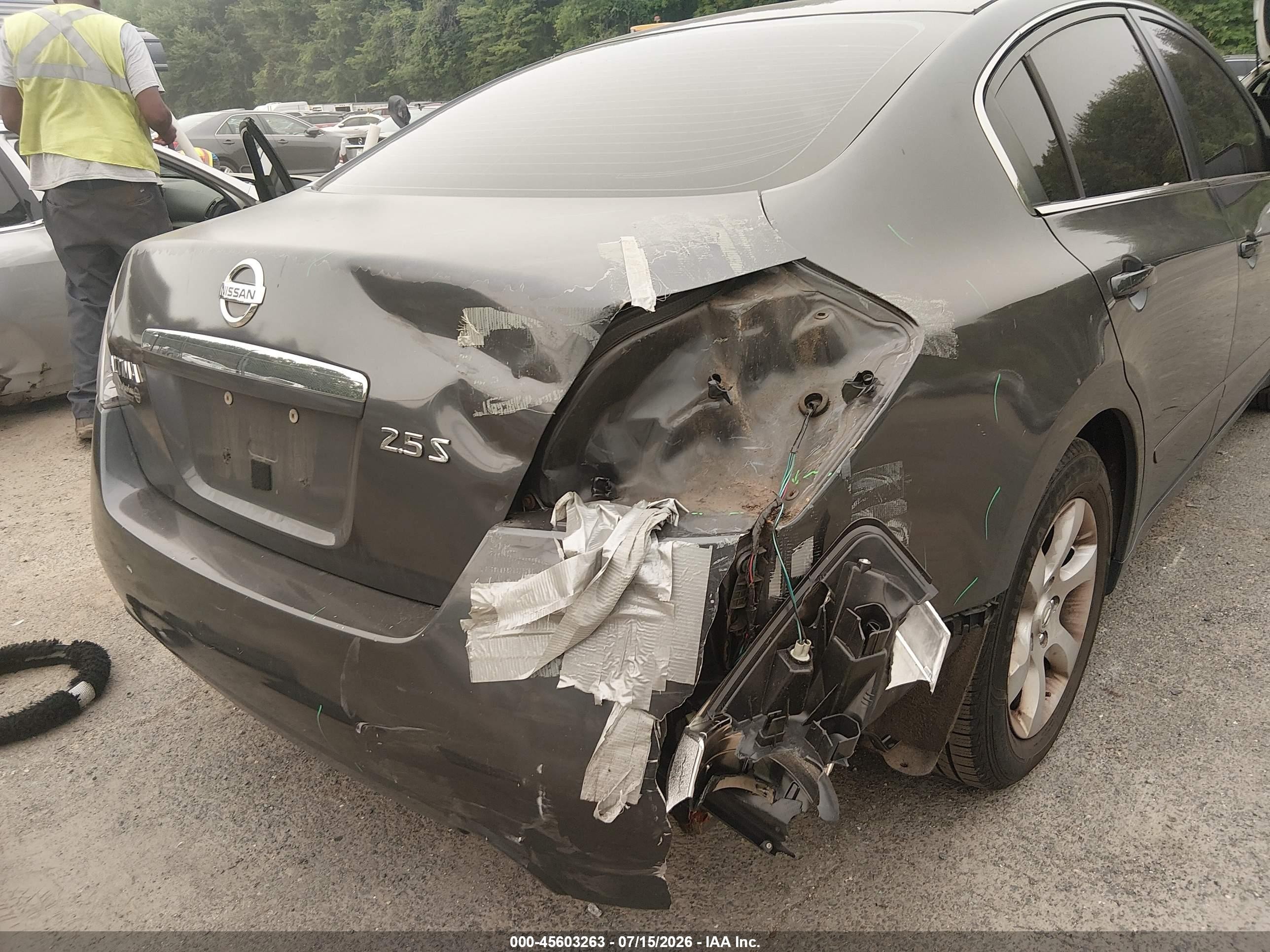 2008 Nissan Altima 2.5 S Серый vin: 1N4AL21E68N557307