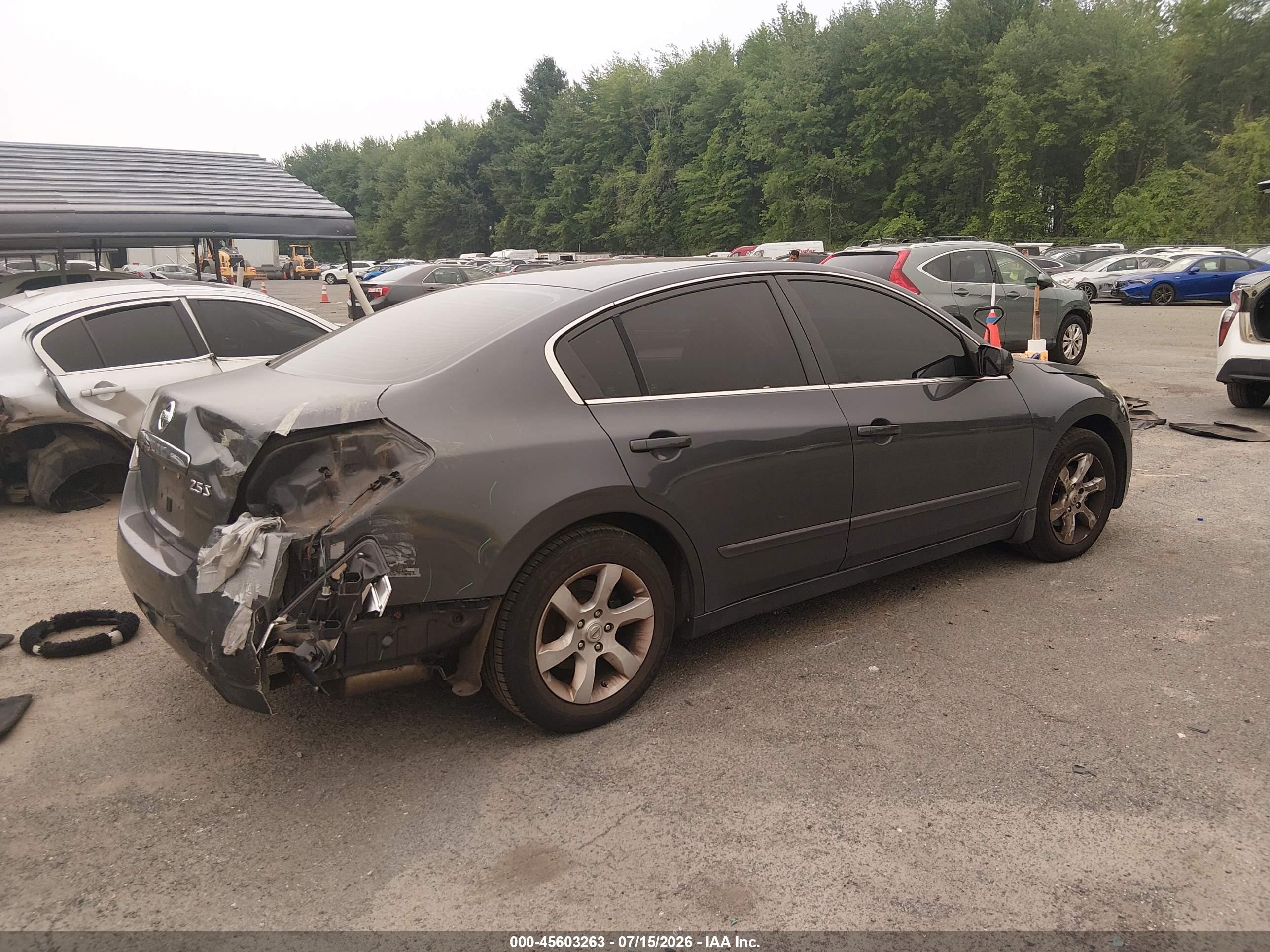 2008 Nissan Altima 2.5 S Серый vin: 1N4AL21E68N557307
