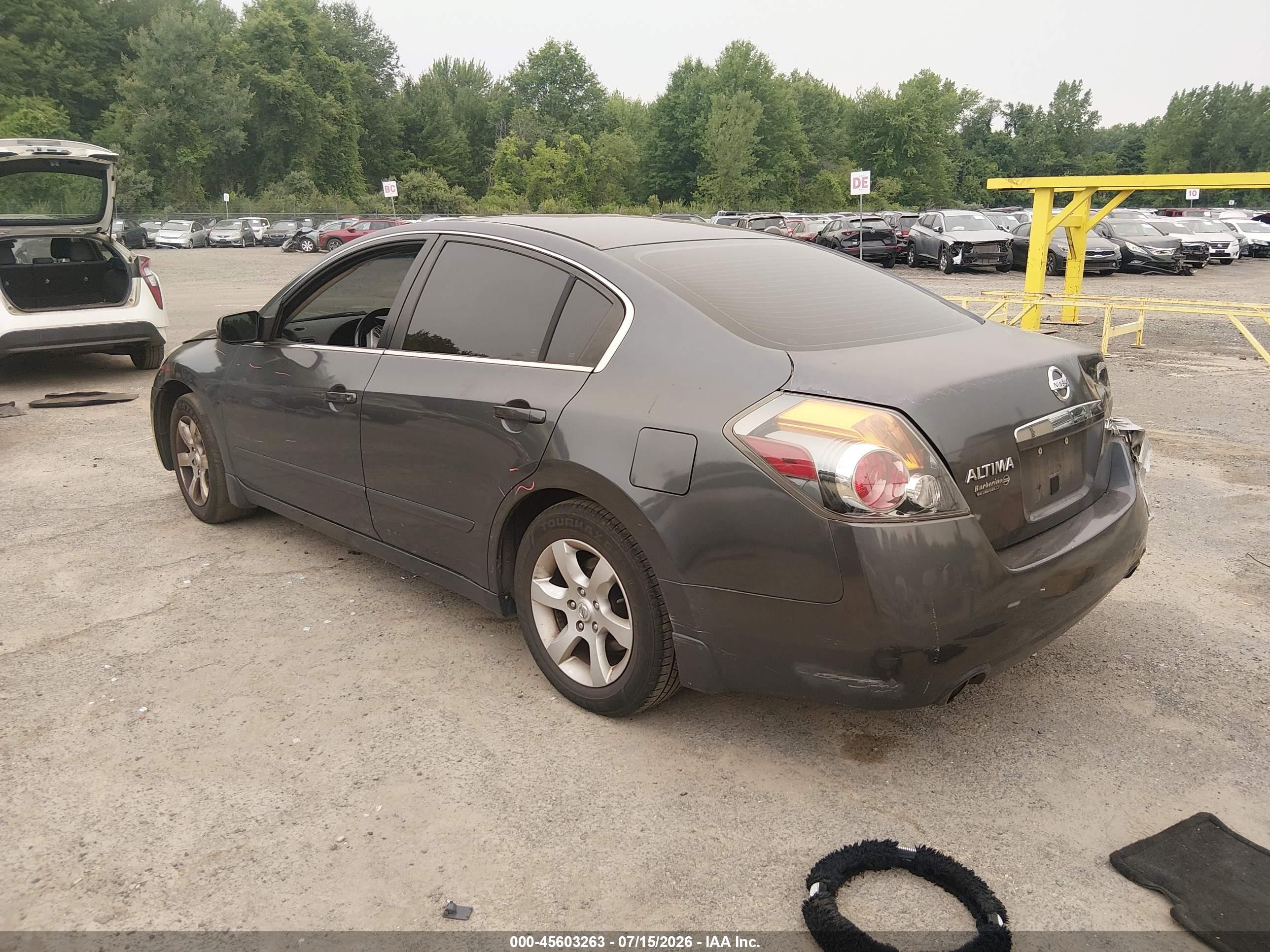 2008 Nissan Altima 2.5 S Серый vin: 1N4AL21E68N557307