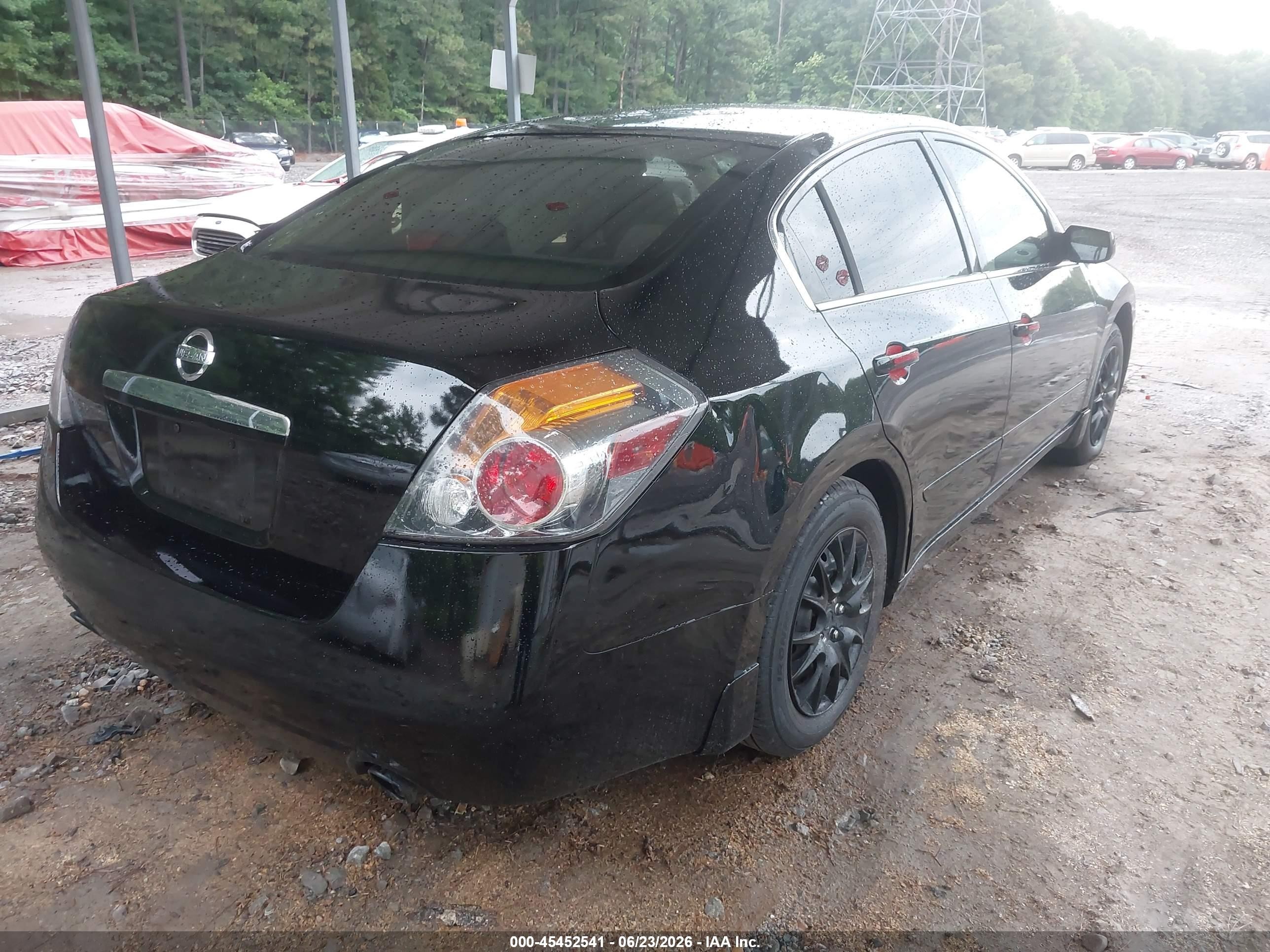 2009 Nissan Altima 2.5 S Black vin: 1N4AL21E69C122395