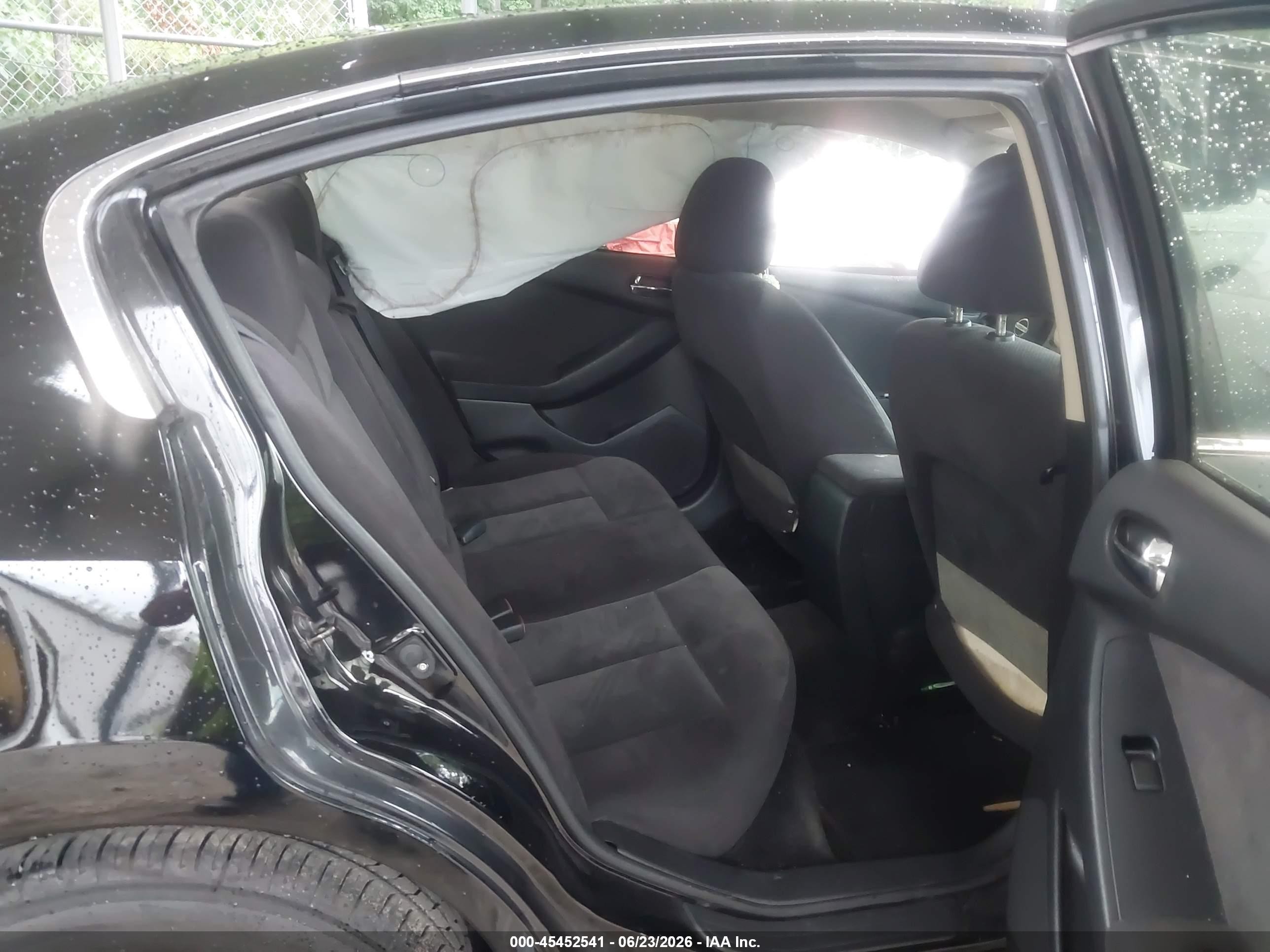 2009 Nissan Altima 2.5 S Black vin: 1N4AL21E69C122395