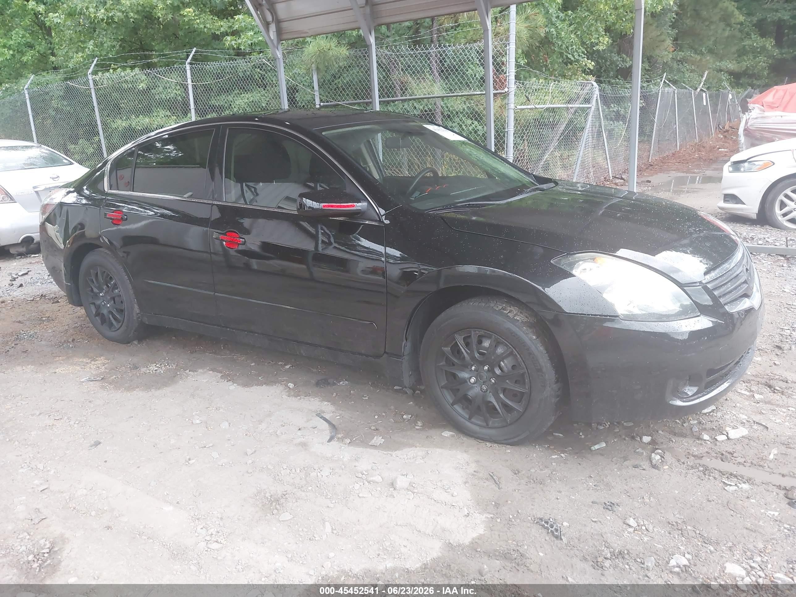 2009 Nissan Altima 2.5 S Black vin: 1N4AL21E69C122395