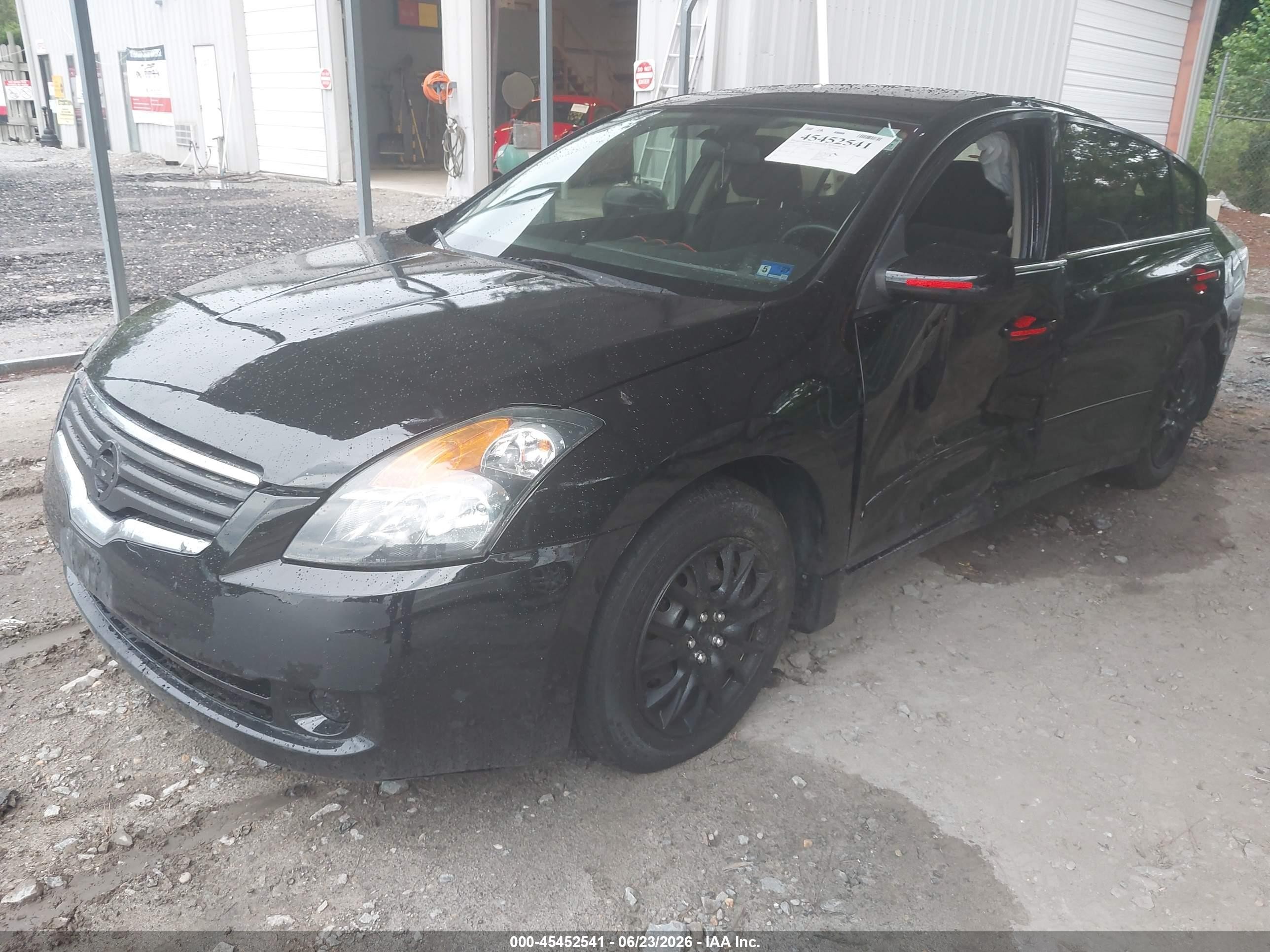 2009 Nissan Altima 2.5 S Black vin: 1N4AL21E69C122395