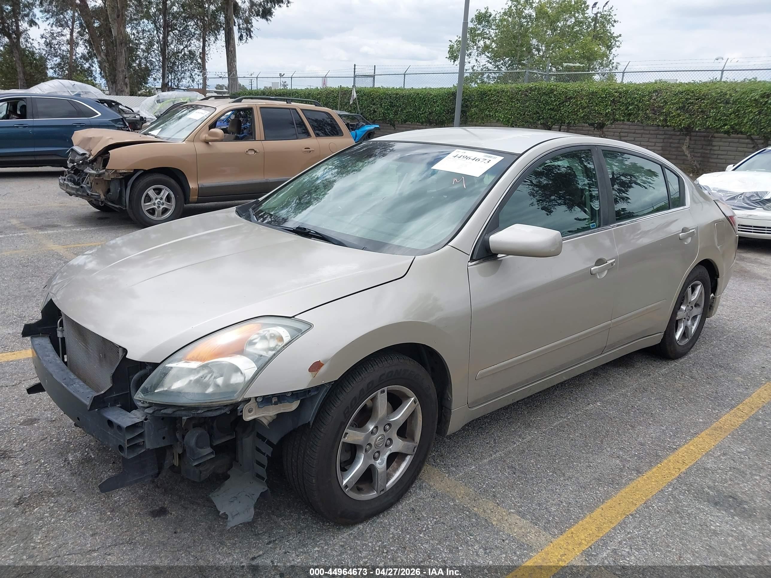 2009 Nissan Altima 2.5 S Gold vin: 1N4AL21E69C124485