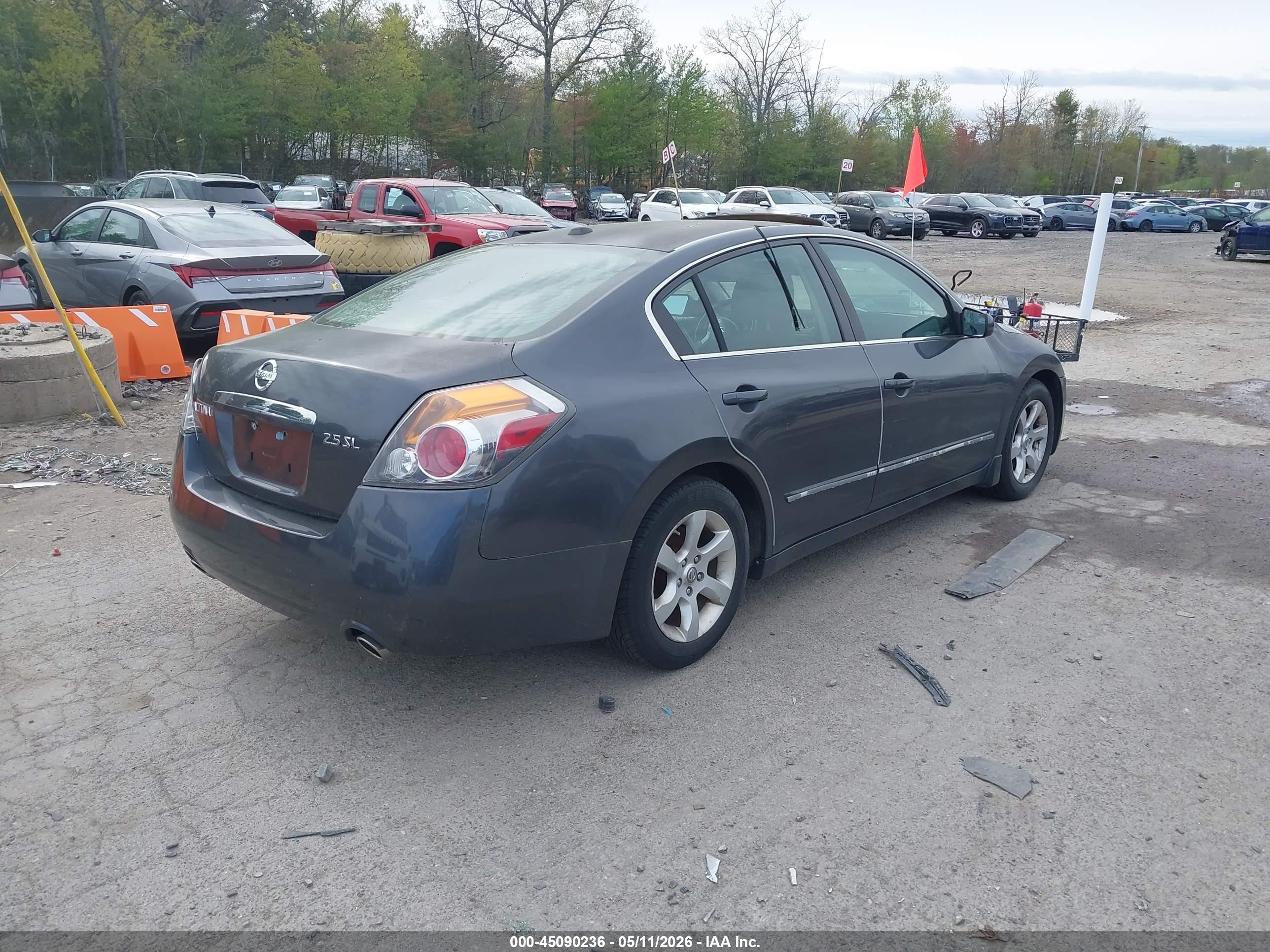 2009 Nissan Altima 2.5 S Серый vin: 1N4AL21E69N403875