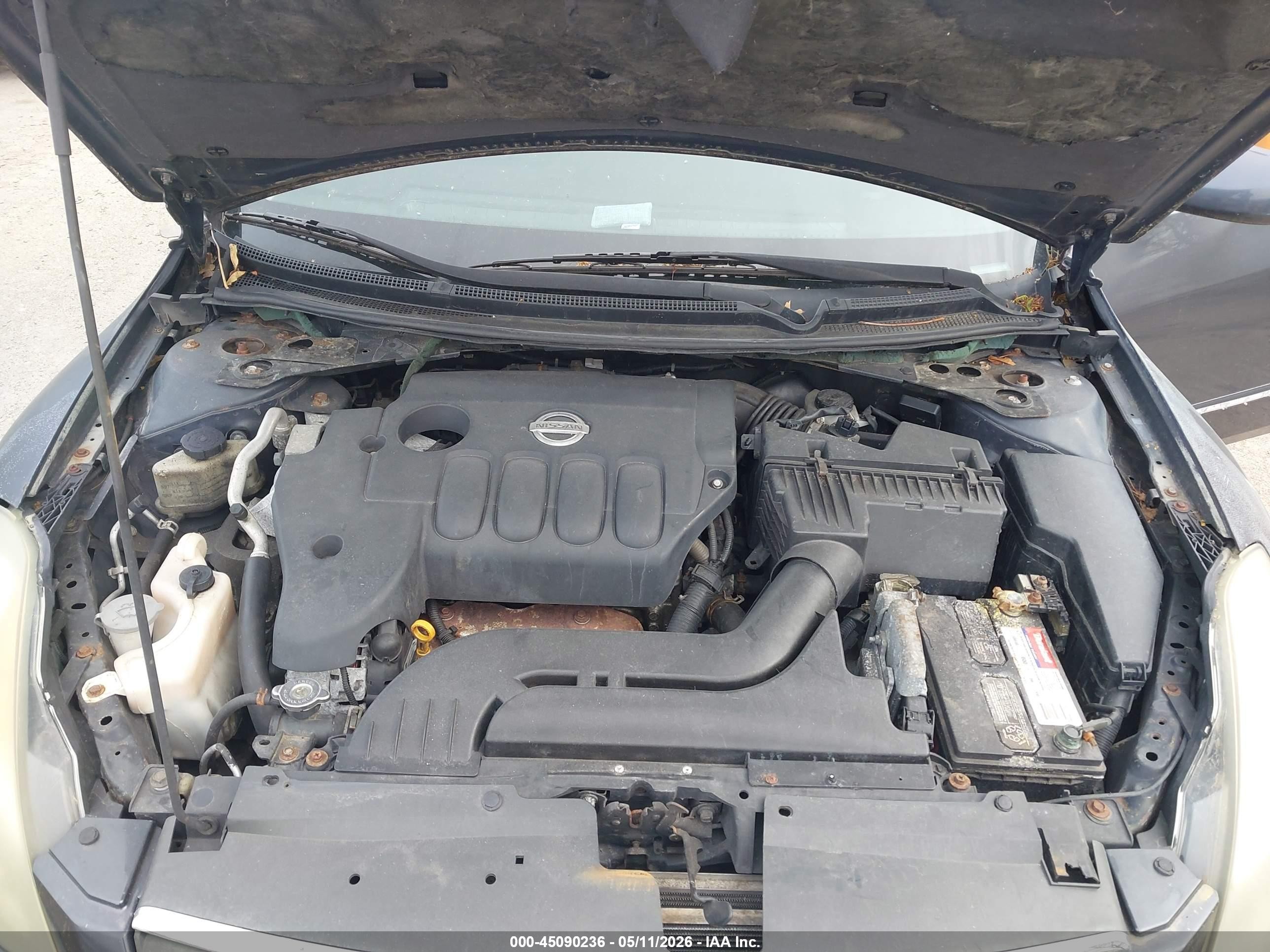 2009 Nissan Altima 2.5 S Серый vin: 1N4AL21E69N403875