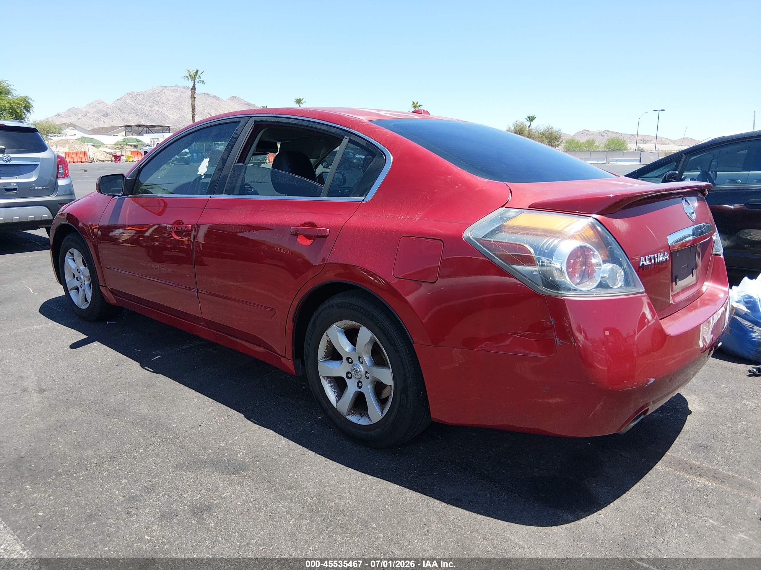 2009 Nissan Altima 2.5 S Красный vin: 1N4AL21E69N404993