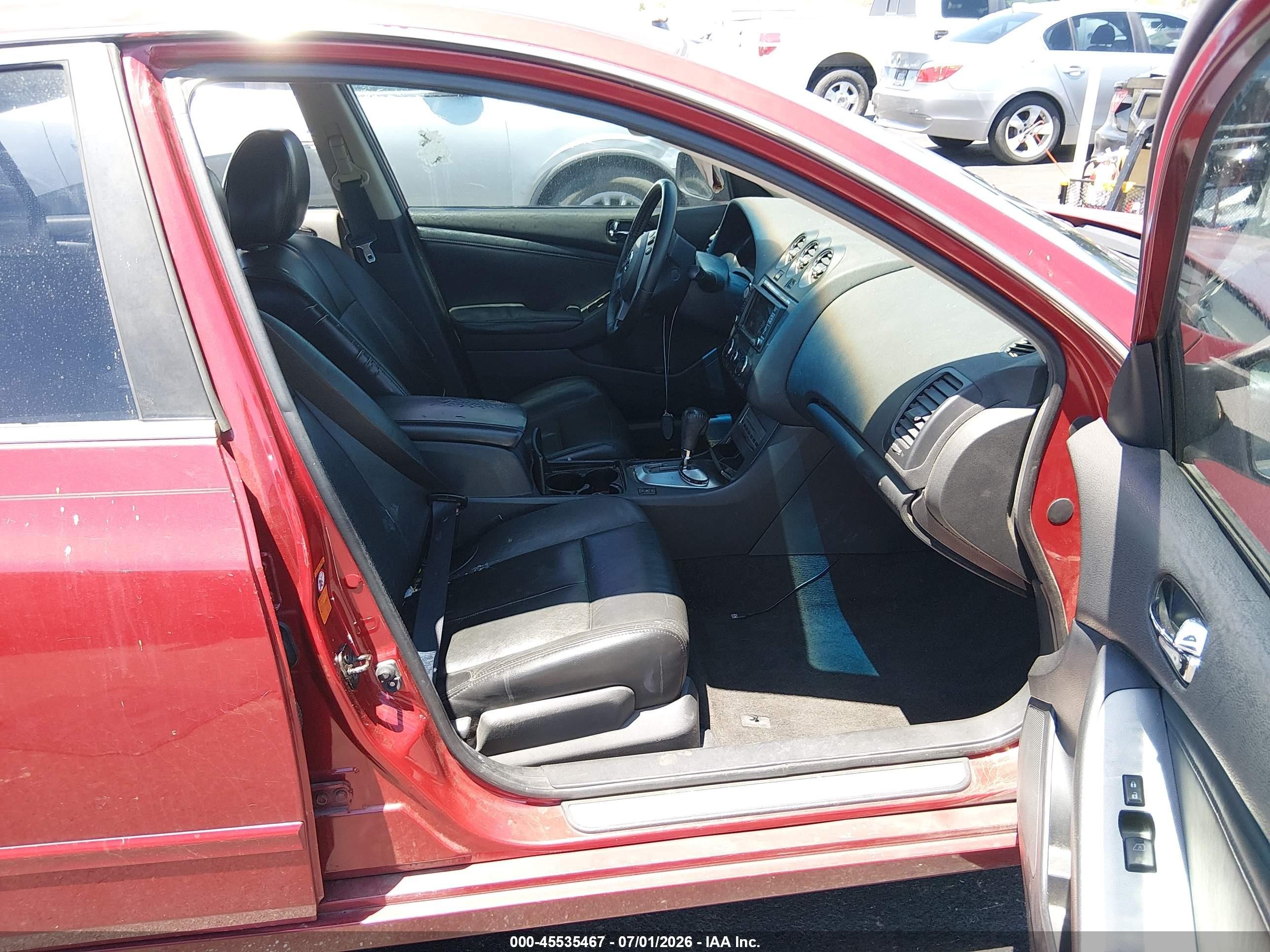 2009 Nissan Altima 2.5 S Красный vin: 1N4AL21E69N404993