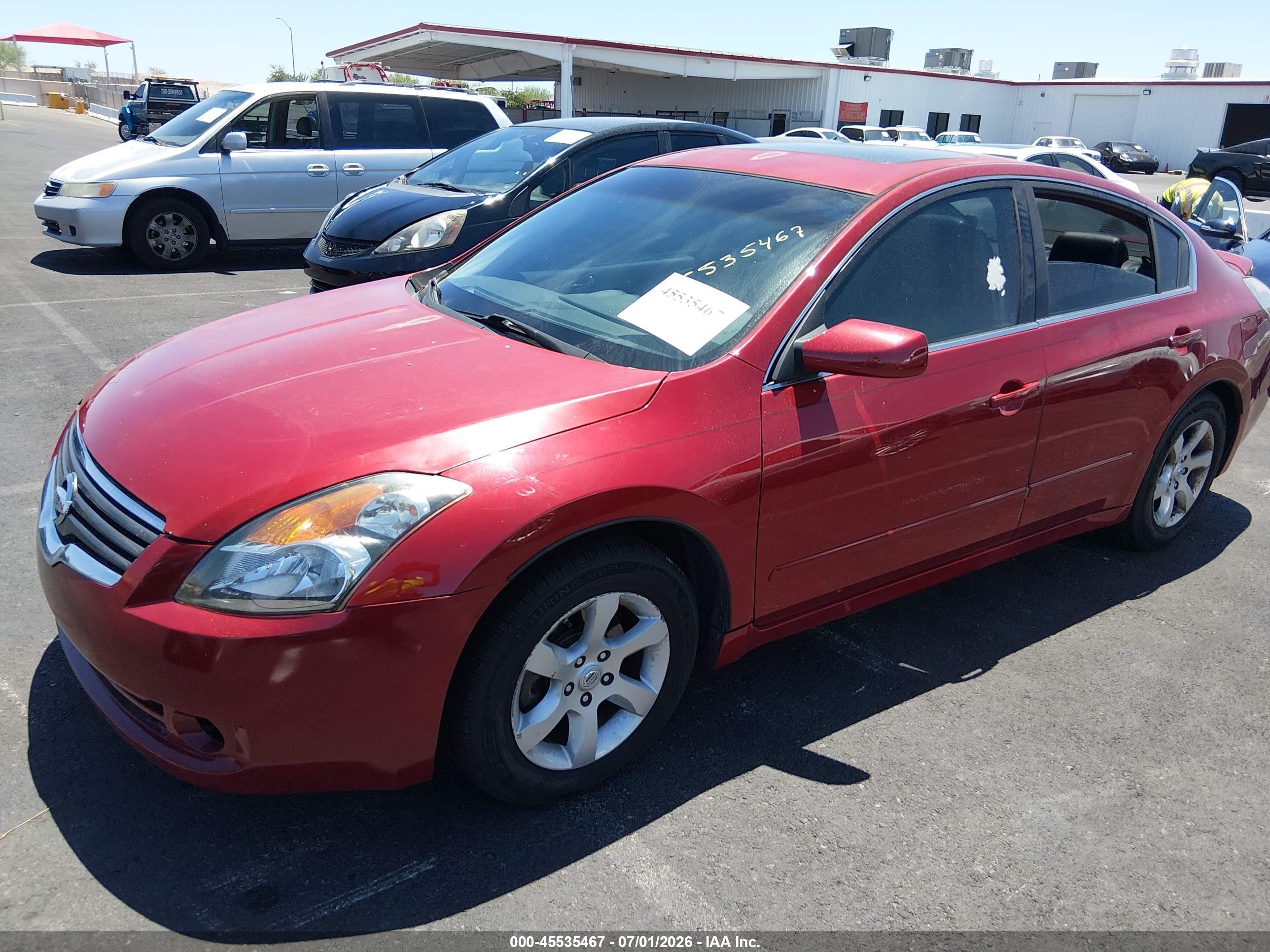 2009 Nissan Altima 2.5 S Красный vin: 1N4AL21E69N404993