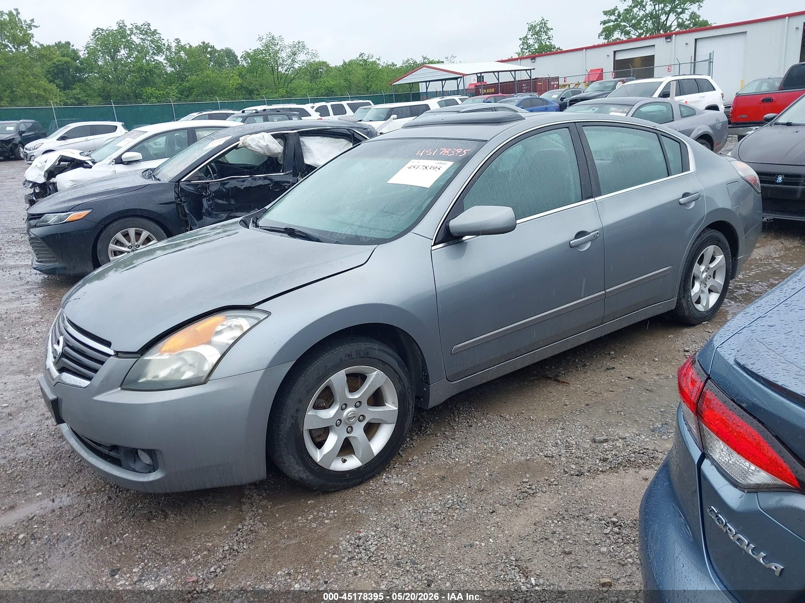 2009 Nissan Altima 2.5 S Gray vin: 1N4AL21E69N421714