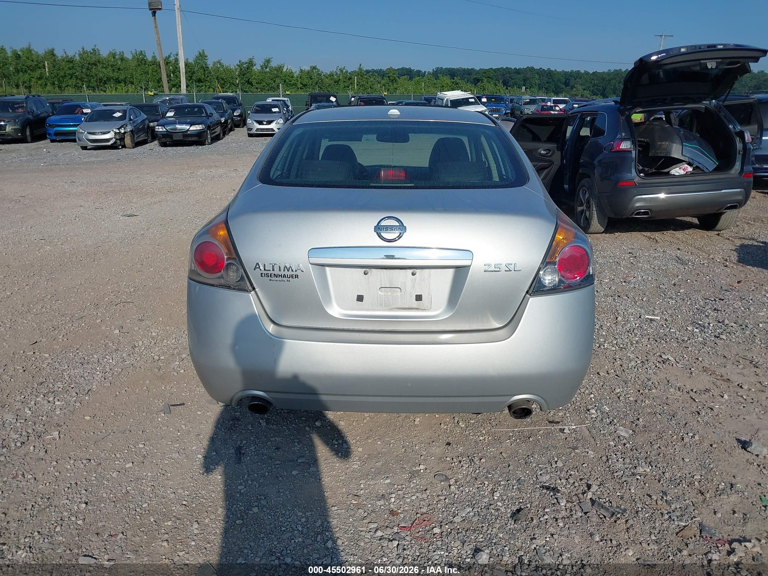 2009 Nissan Altima 2.5 S Серебряный vin: 1N4AL21E69N455345