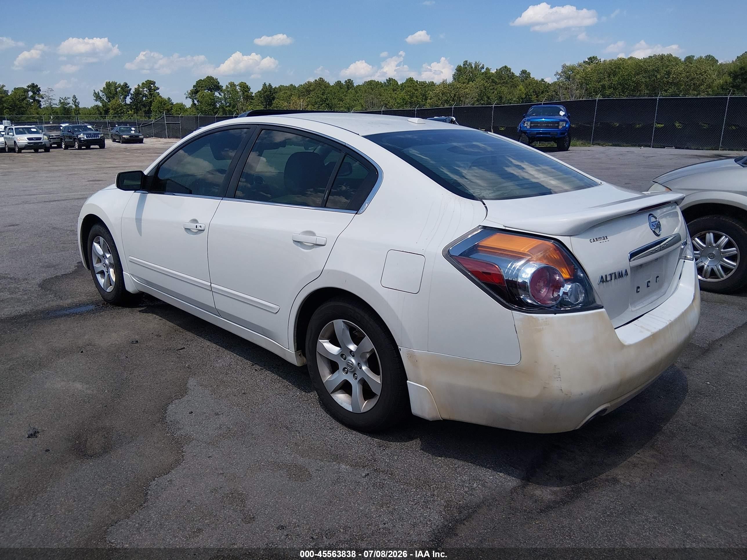 2009 Nissan Altima 2.5 S White vin: 1N4AL21E69N461517