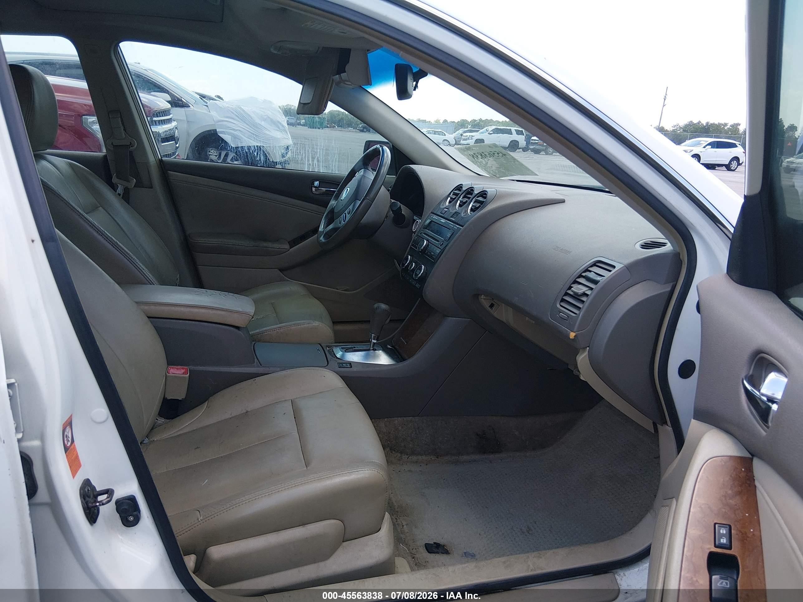 2009 Nissan Altima 2.5 S White vin: 1N4AL21E69N461517