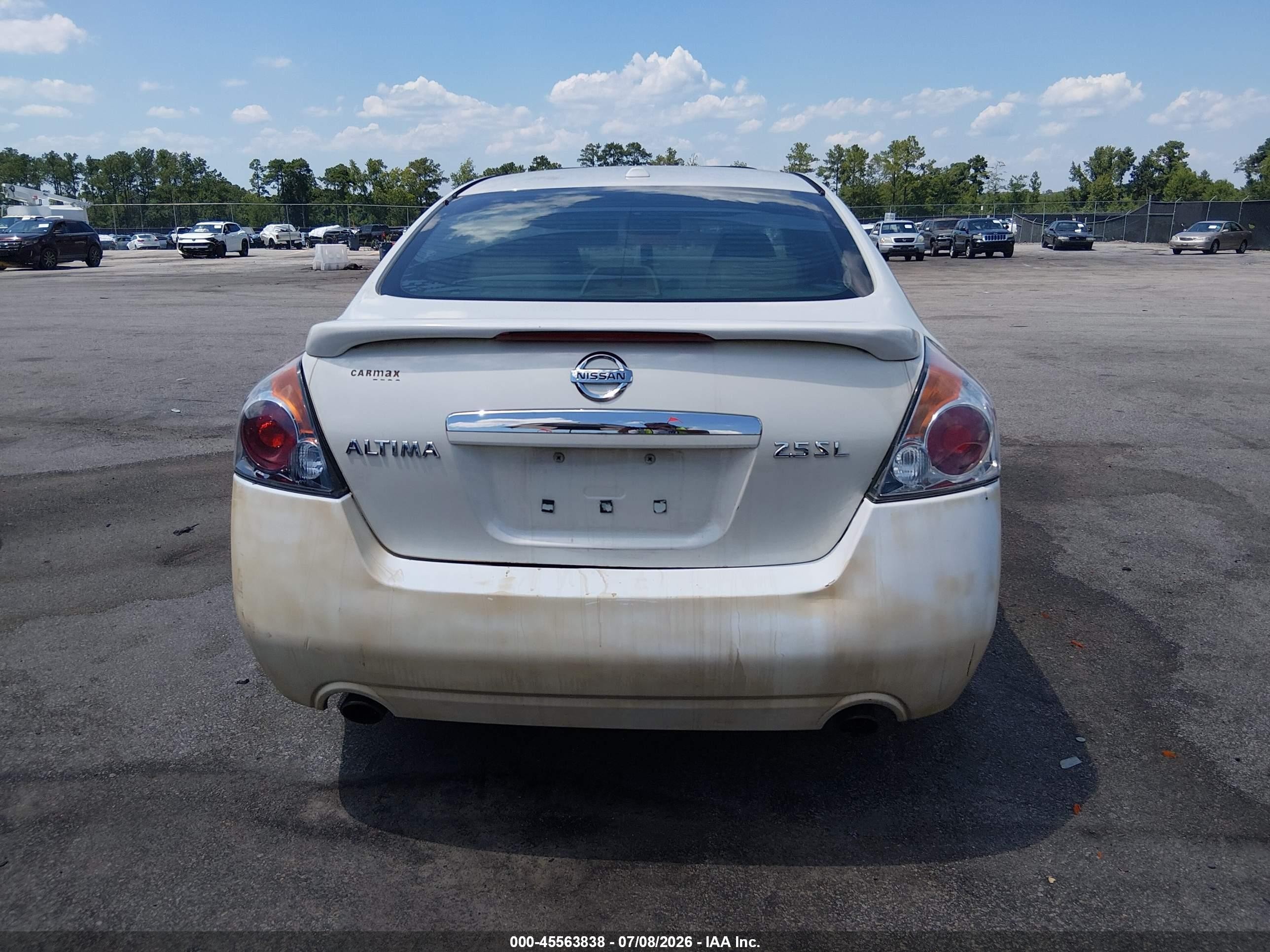 2009 Nissan Altima 2.5 S White vin: 1N4AL21E69N461517