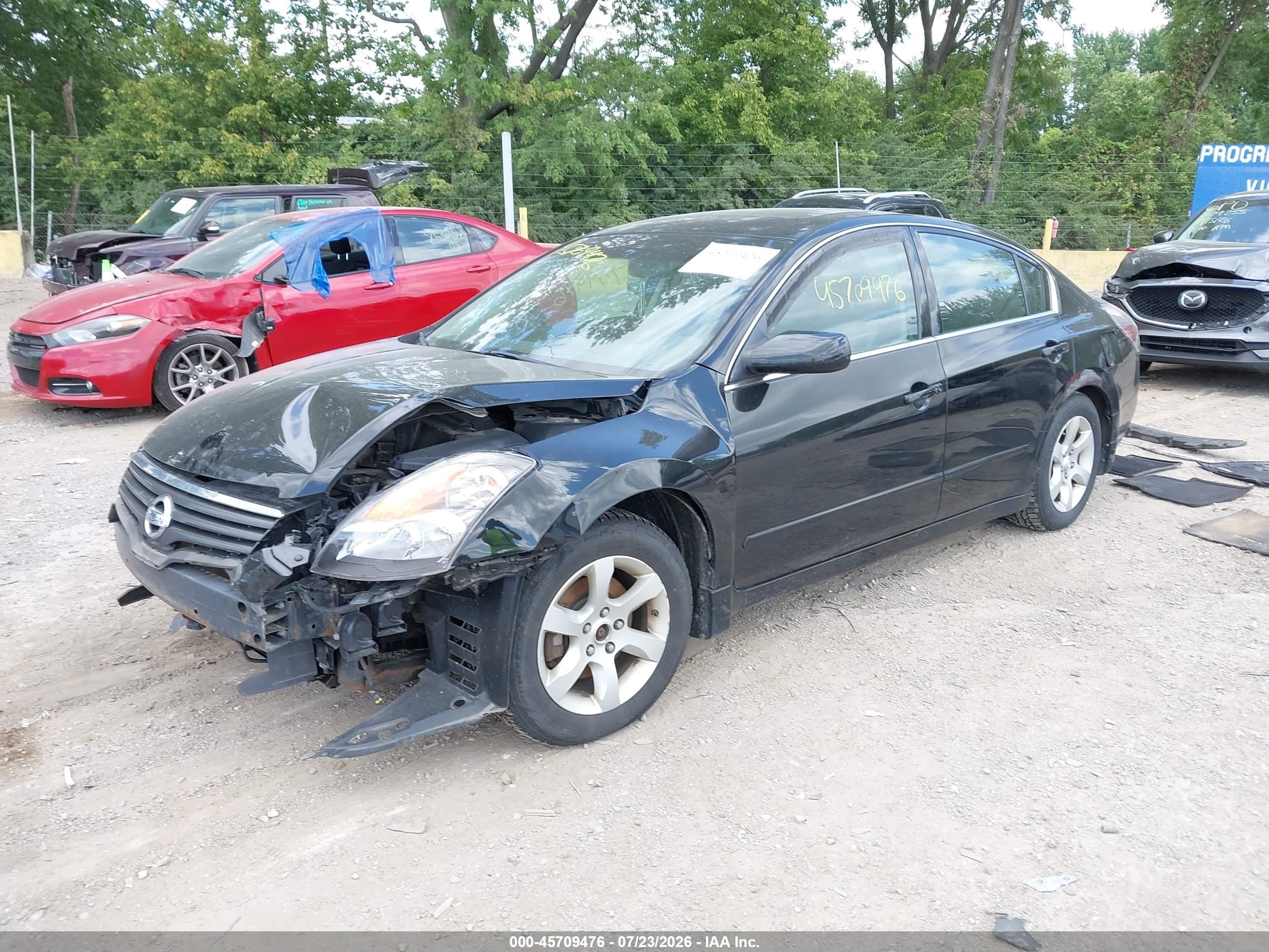 2009 Nissan Altima 2.5 S Черный vin: 1N4AL21E69N491682