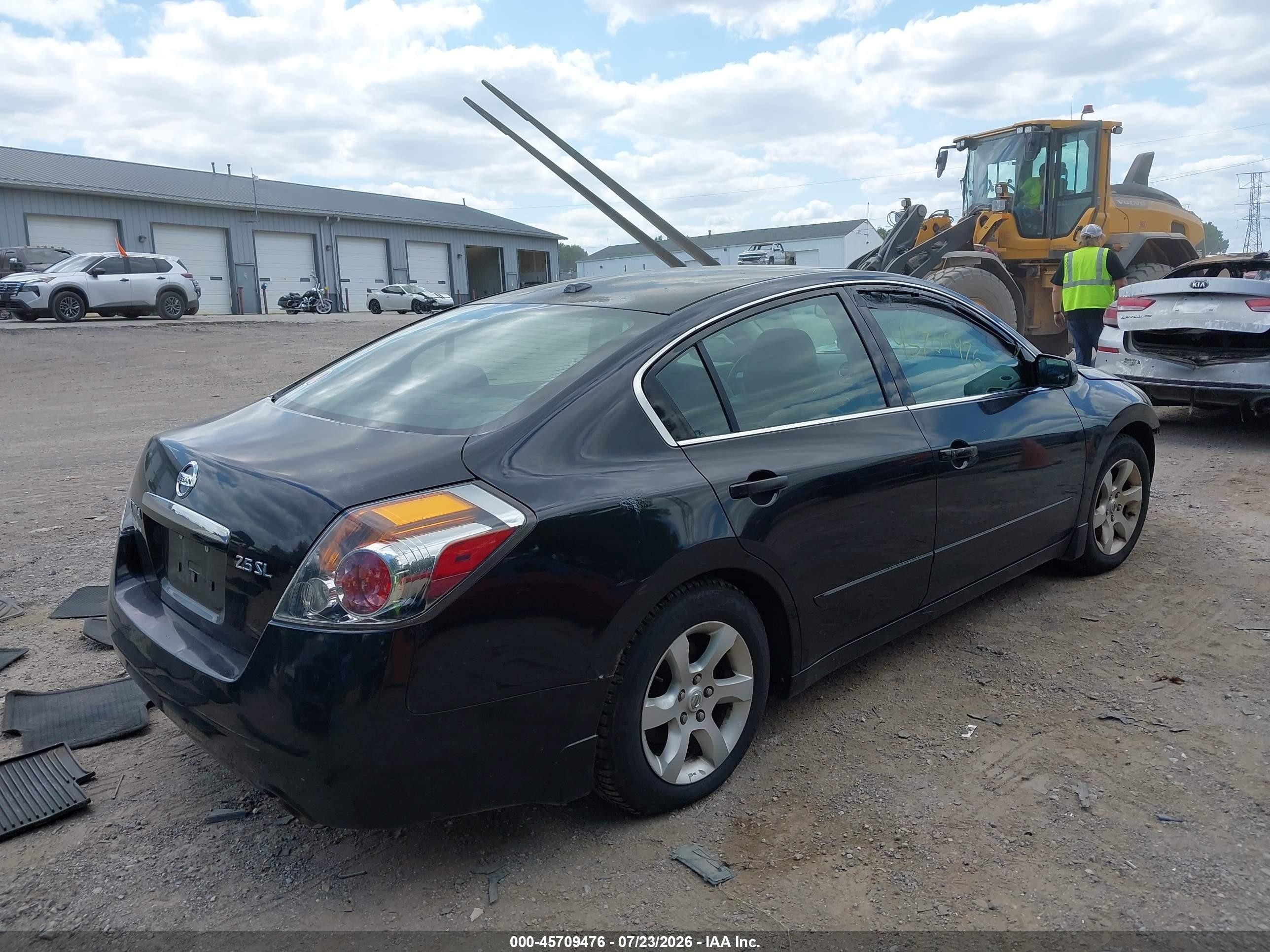 2009 Nissan Altima 2.5 S Черный vin: 1N4AL21E69N491682