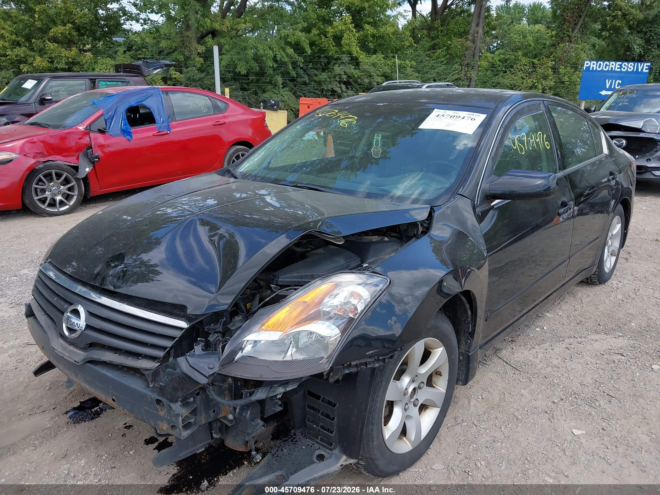 2009 Nissan Altima 2.5 S Черный vin: 1N4AL21E69N491682