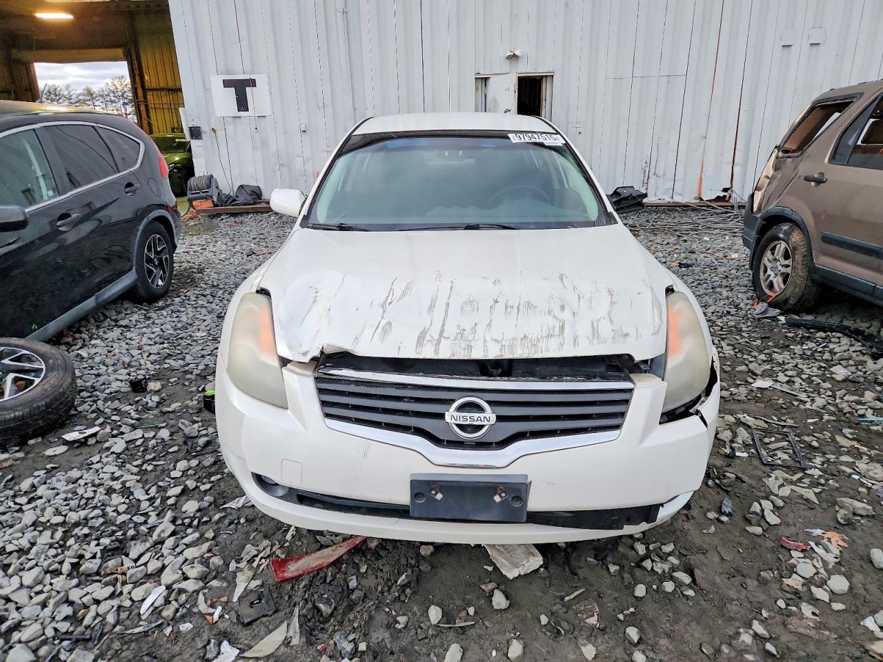 2009 Nissan Altima 2.5 White vin: 1N4AL21E69N497689