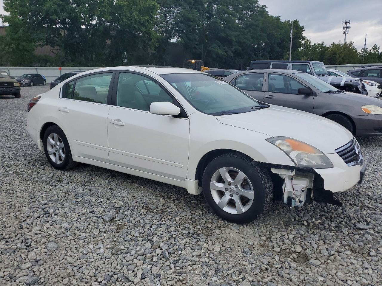 2009 Nissan Altima 2.5 White vin: 1N4AL21E69N512451
