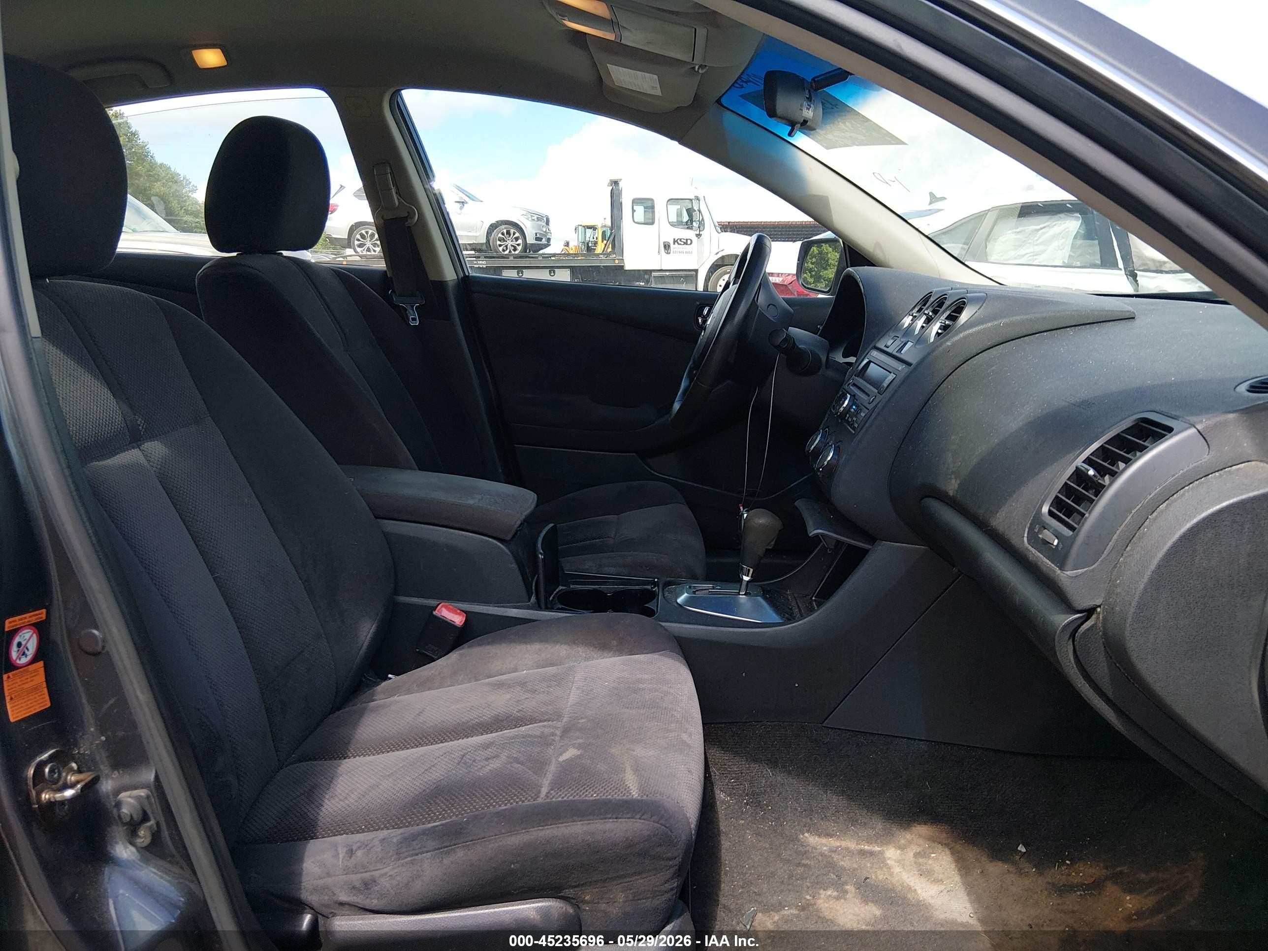 2009 Nissan Altima 2.5 S Black vin: 1N4AL21E69N520310