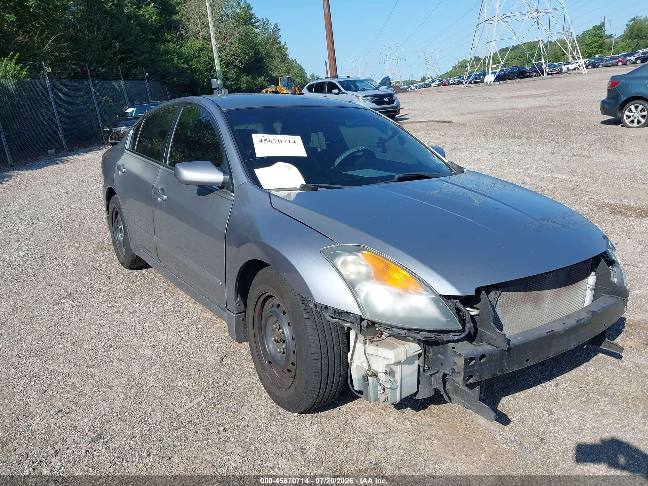 2009 Nissan Altima 2.5 S Blue vin: 1N4AL21E69N540301