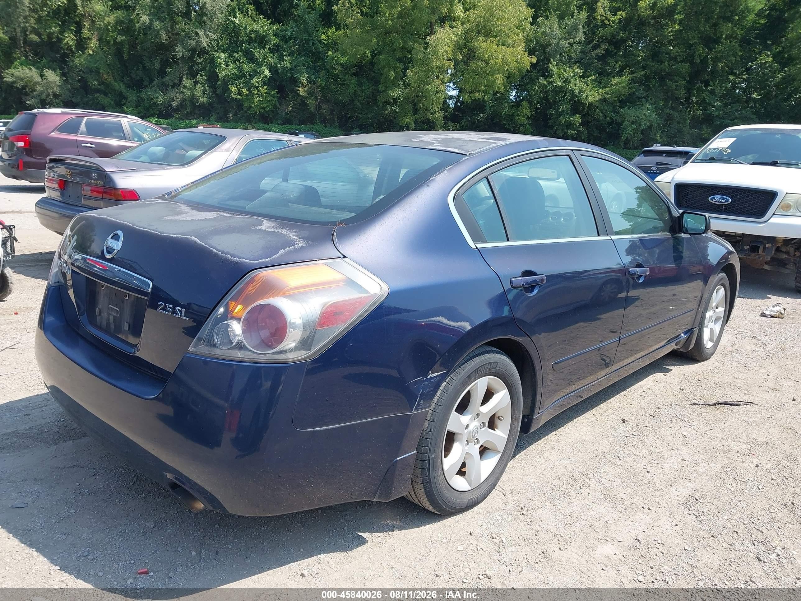 2009 Nissan Altima 2.5 S Blue vin: 1N4AL21E69N560242