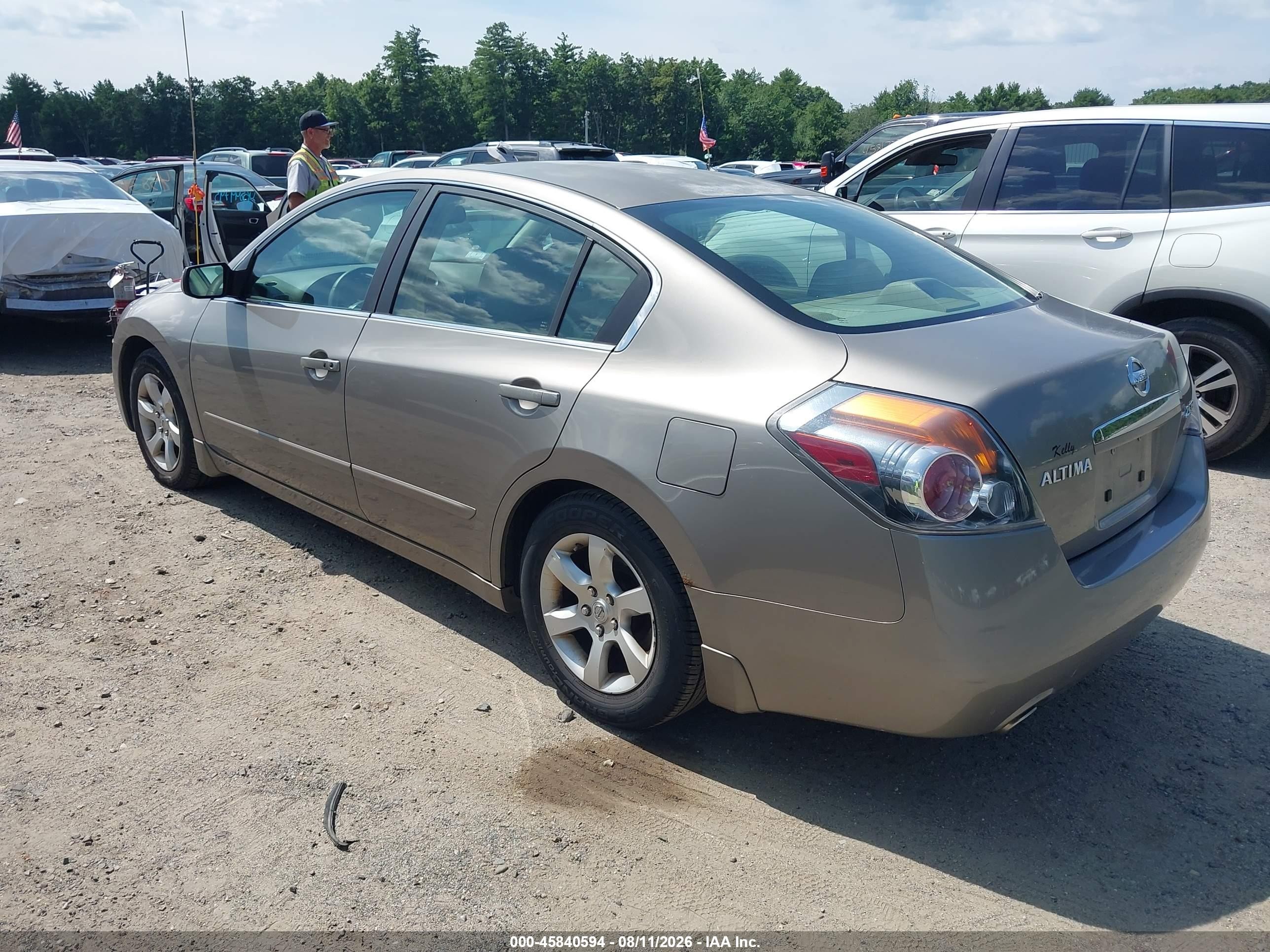2007 Nissan Altima 2.5 S Gold vin: 1N4AL21E77C125822