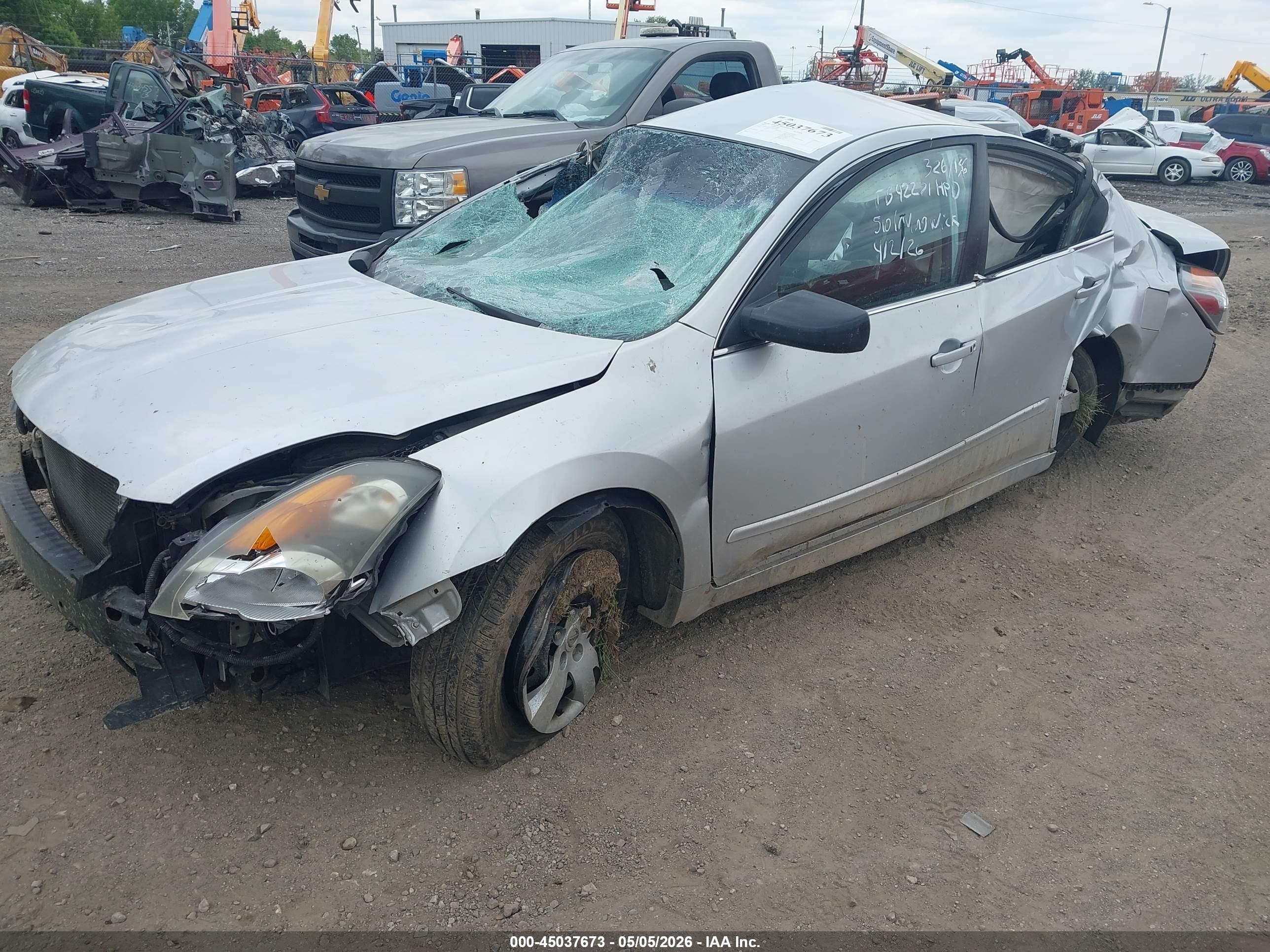 2007 Nissan Altima 2.5 S Серебряный vin: 1N4AL21E77C142944