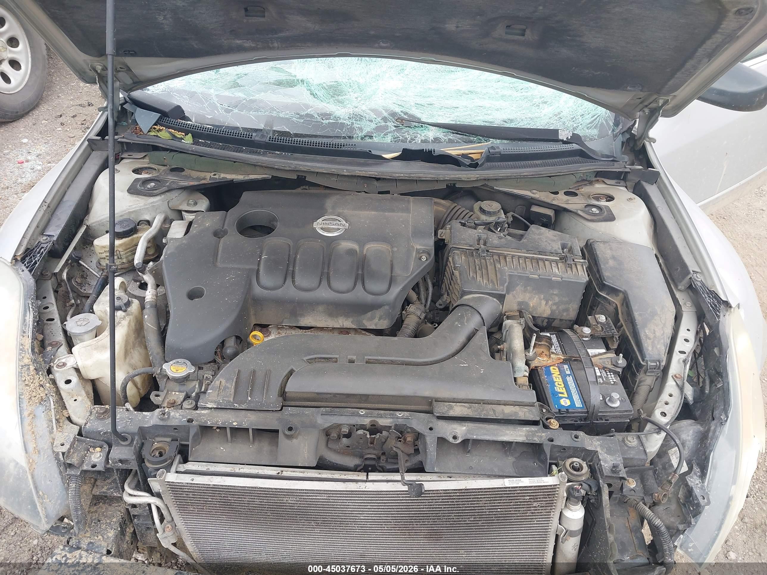 2007 Nissan Altima 2.5 S Серебряный vin: 1N4AL21E77C142944