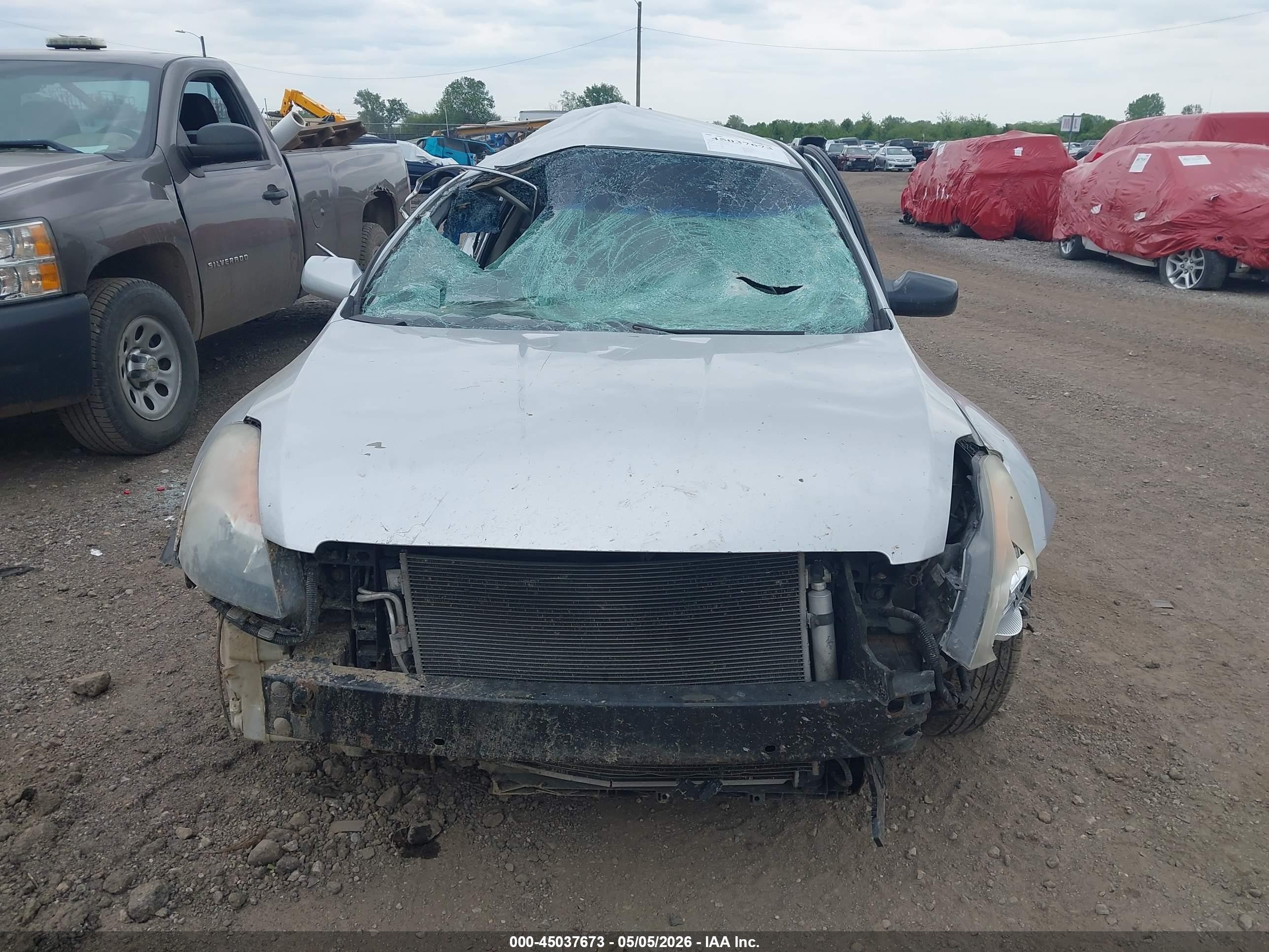 2007 Nissan Altima 2.5 S Серебряный vin: 1N4AL21E77C142944
