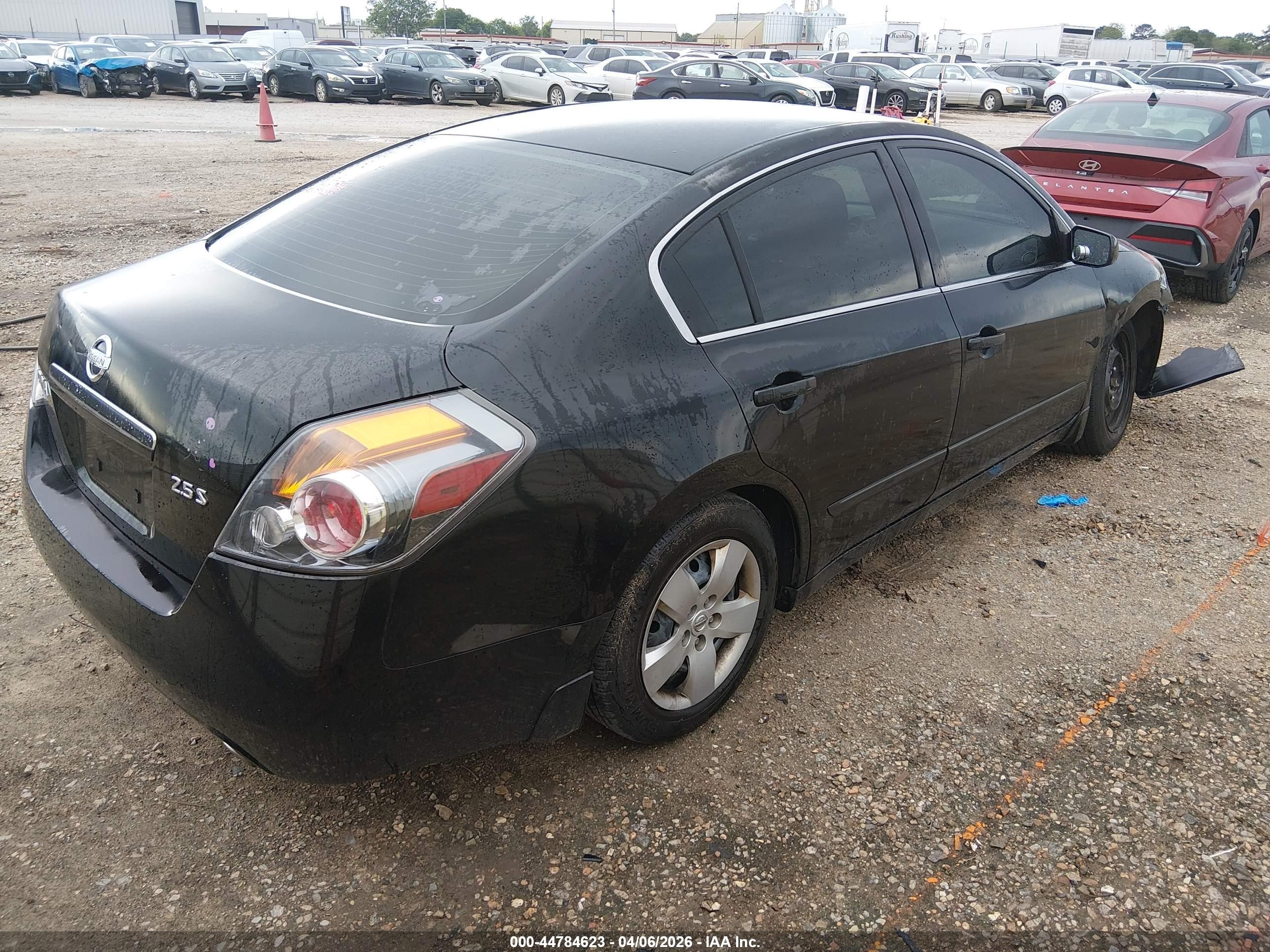 2007 Nissan Altima 2.5 S Black vin: 1N4AL21E77C170498