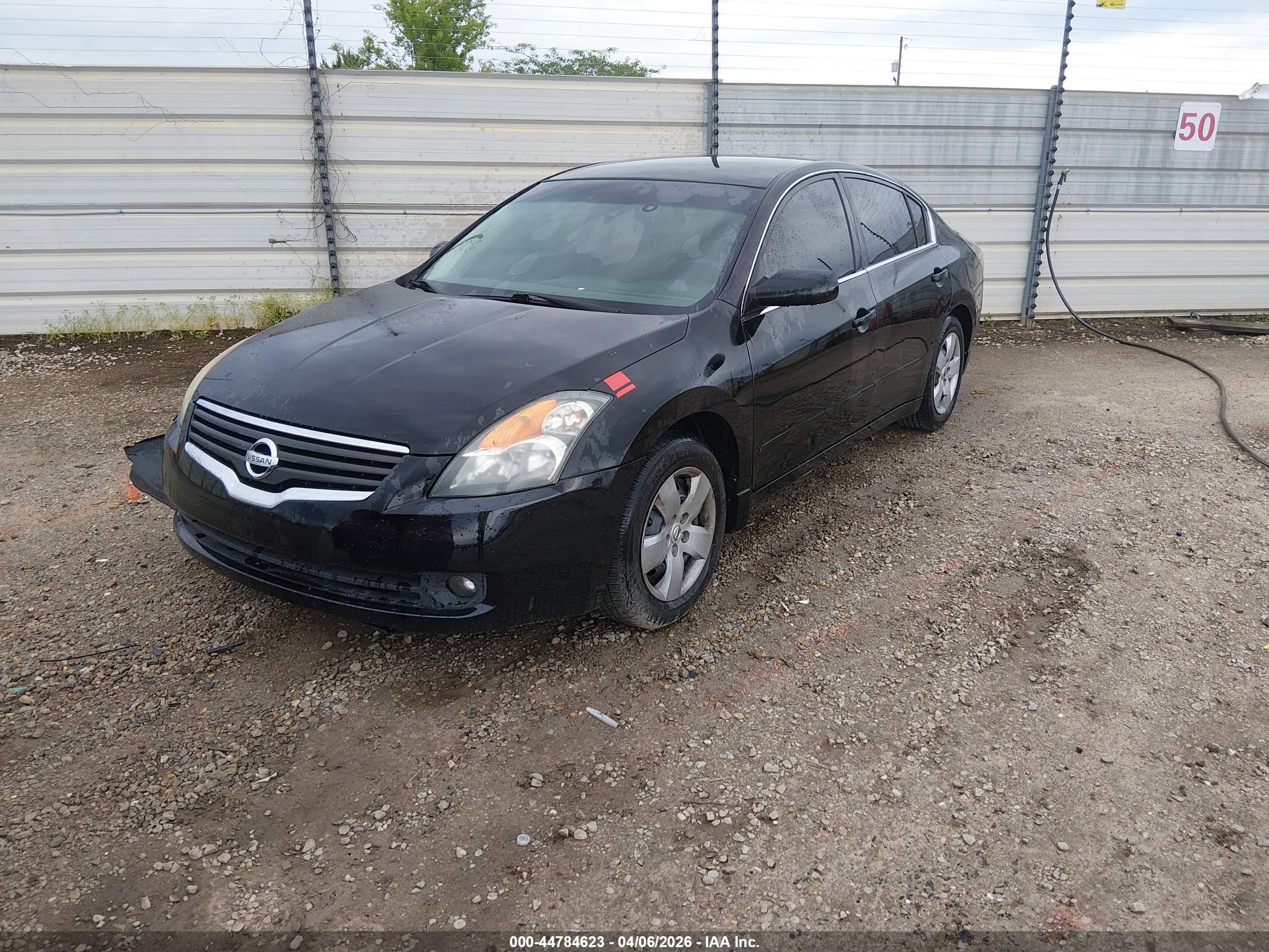2007 Nissan Altima 2.5 S Black vin: 1N4AL21E77C170498