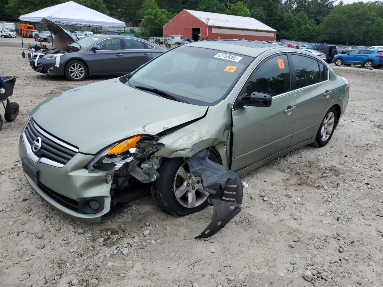 2007 Nissan Altima 2.5 Green vin: 1N4AL21E77C171652