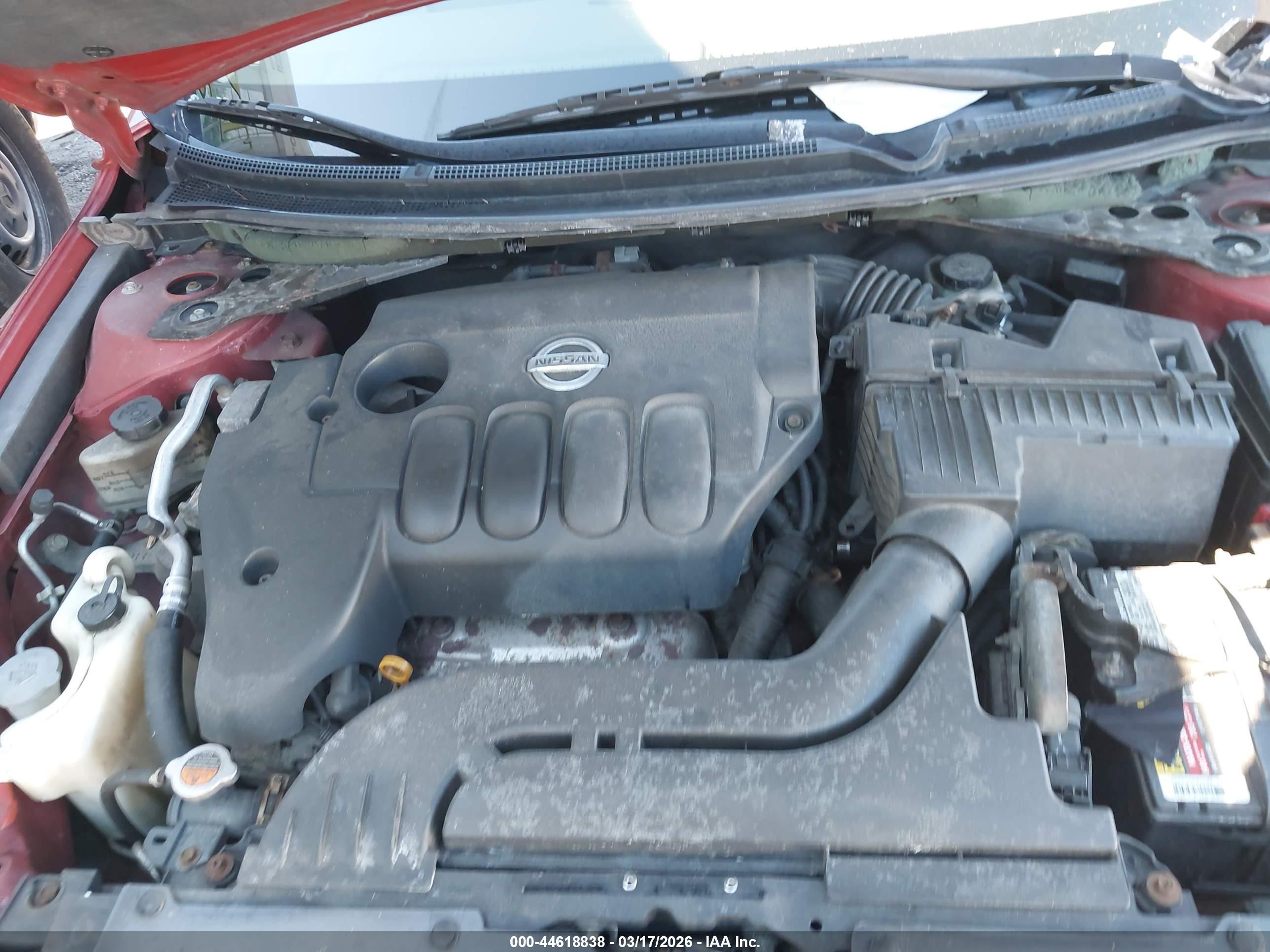 2007 Nissan Altima 2.5 S Red vin: 1N4AL21E77C178729