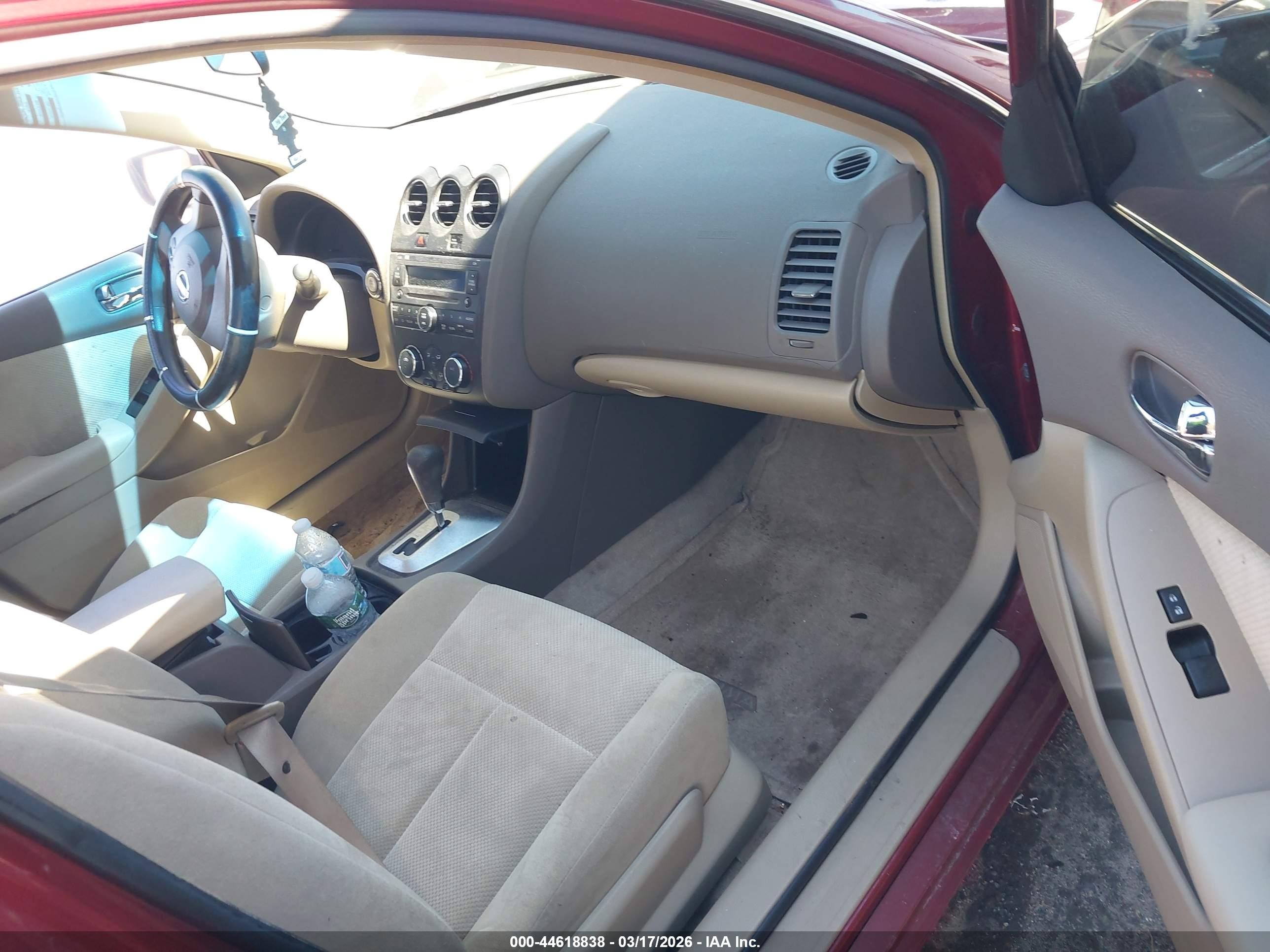 2007 Nissan Altima 2.5 S Red vin: 1N4AL21E77C178729