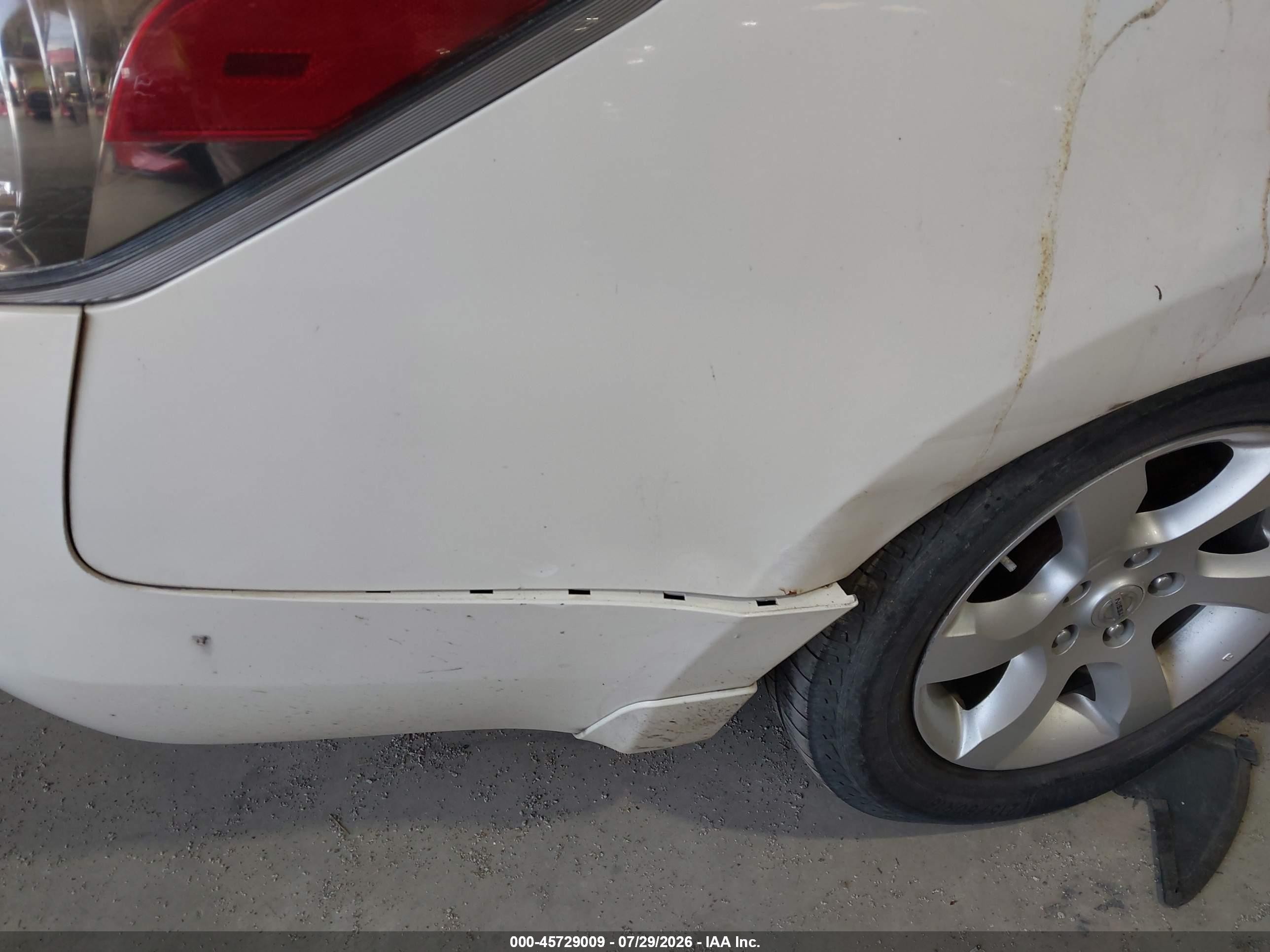 2007 Nissan Altima 2.5 S White vin: 1N4AL21E77C225693