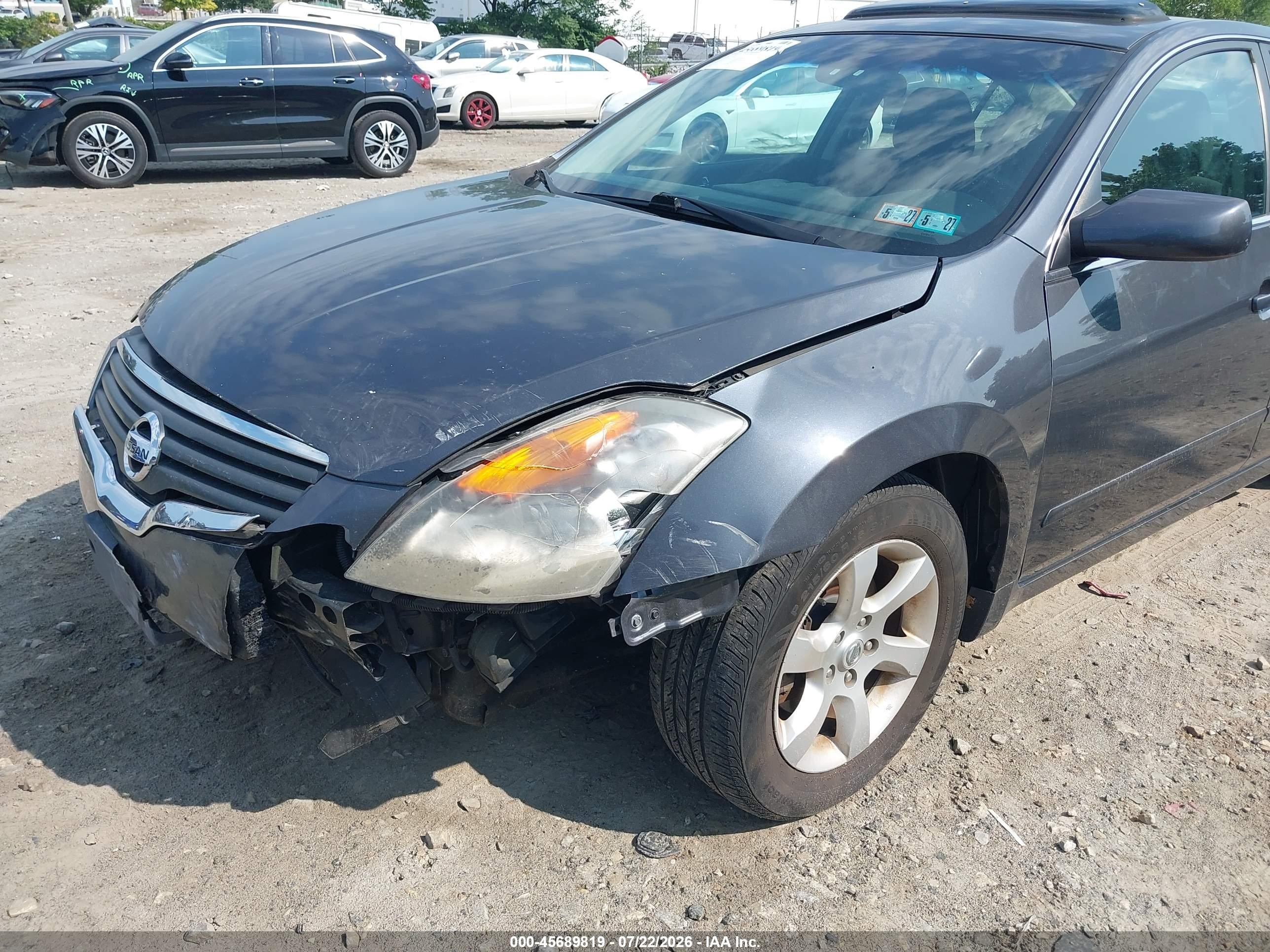 2007 Nissan Altima 2.5 S Серый vin: 1N4AL21E77N434498